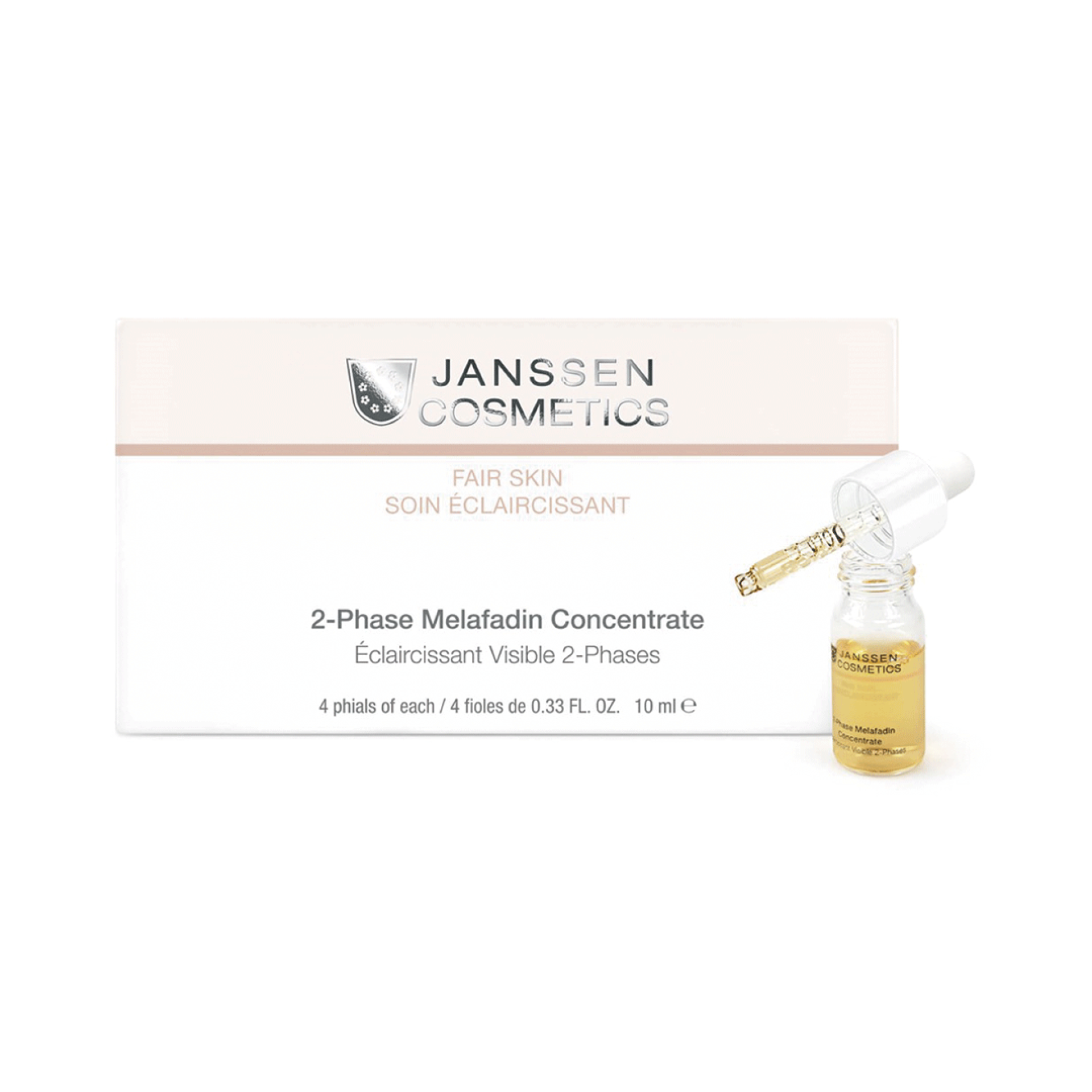 2-Phase Melafadin Concentrate | Concentrado Iluminador 4x10 ml - Fair Skin - Janssen Cosmetics ®