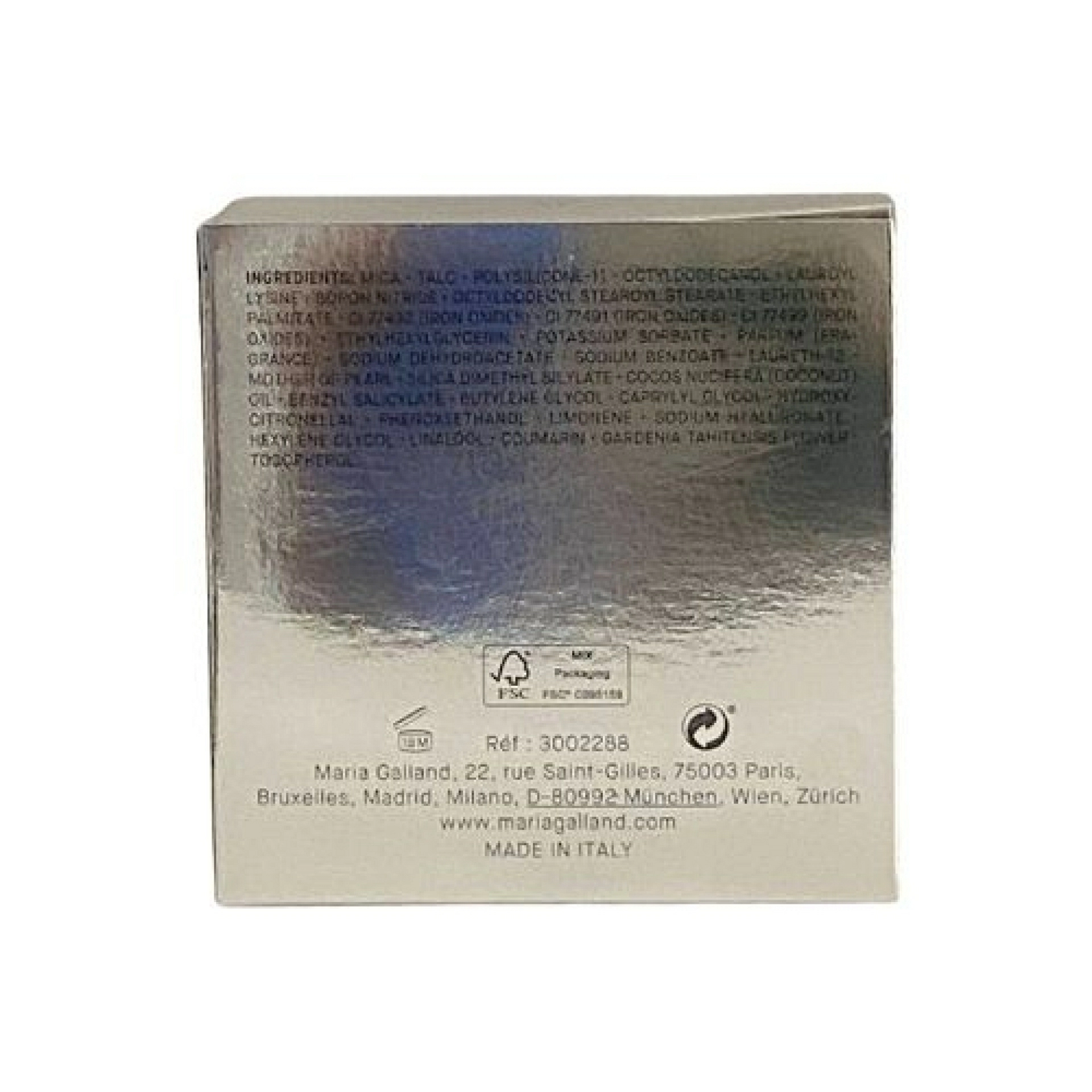 816 Fond de Teint Poudre Hydra-Minérale 7,5 gr - Maquillaje en polvo - Maria Galland ®