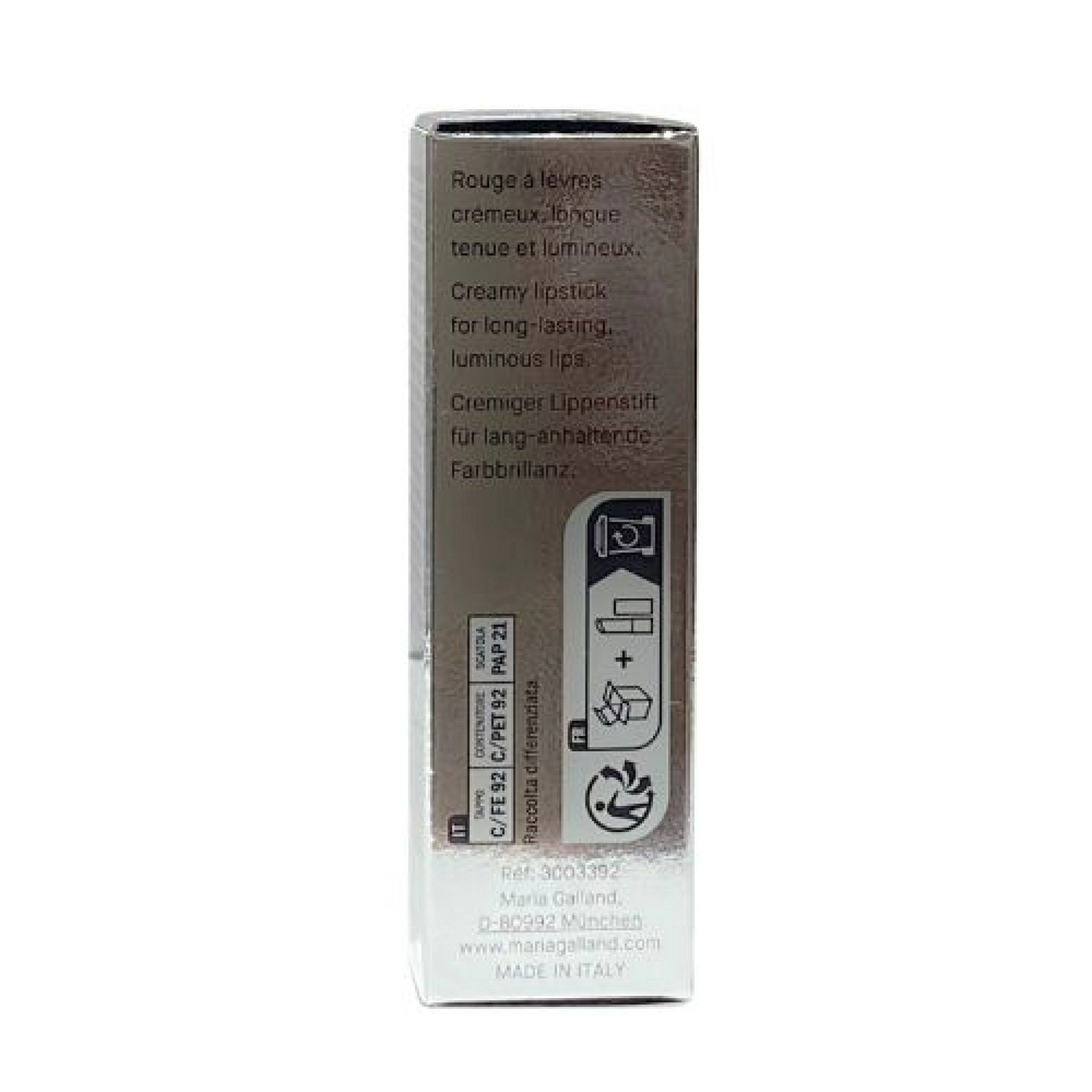 880 Rouge Galland Creamy Lipstick | Barra de labios nutritiva con color 3.5g - Maria Galland ®