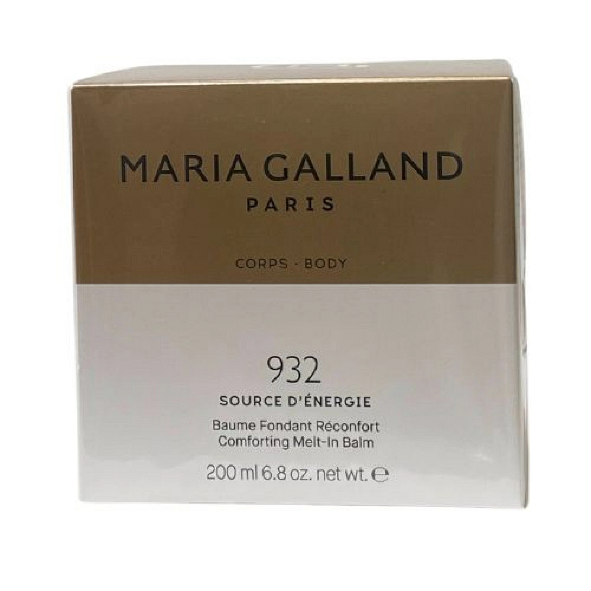 932 Baume Fondant Réconfort | Bálsamo corporal nutritivo 200 ml - Source D'Énergie - Maria Galland ®
