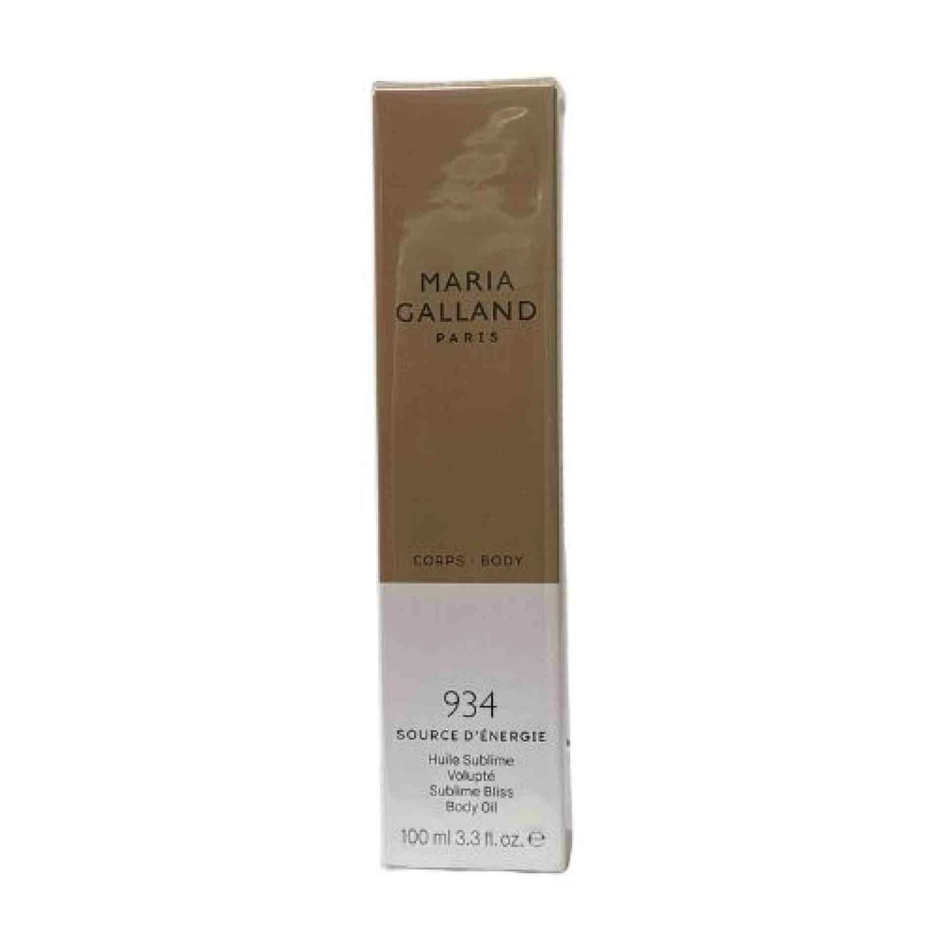 934 Huile Sublime Volupté | Aceite corporal nutritivo 100 ml - Source D'Énergie - Maria Galland ®
