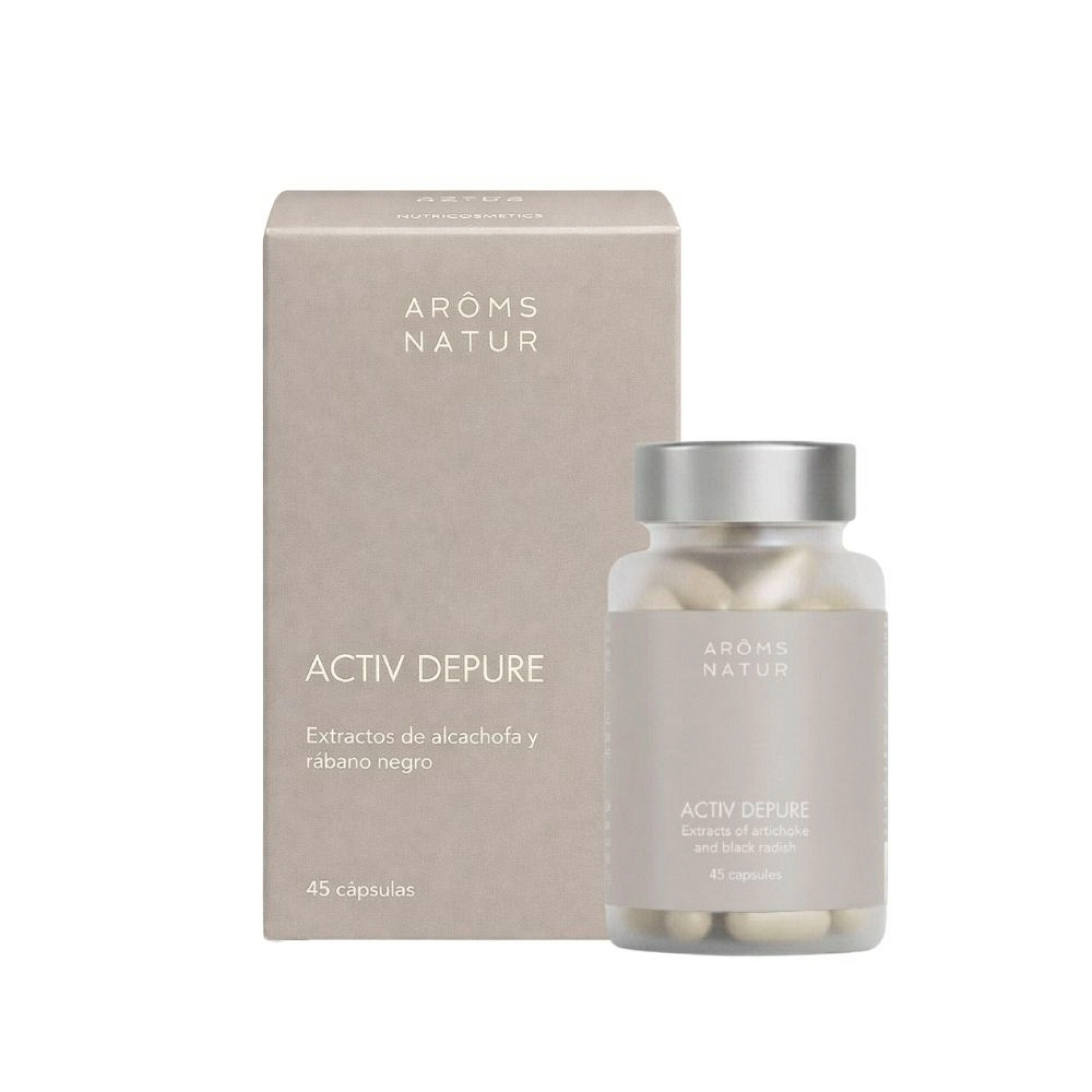 Activ Depure 45 Cápsulas | Complemento Depurador - Nutricosméticos - Arôms Natur ®