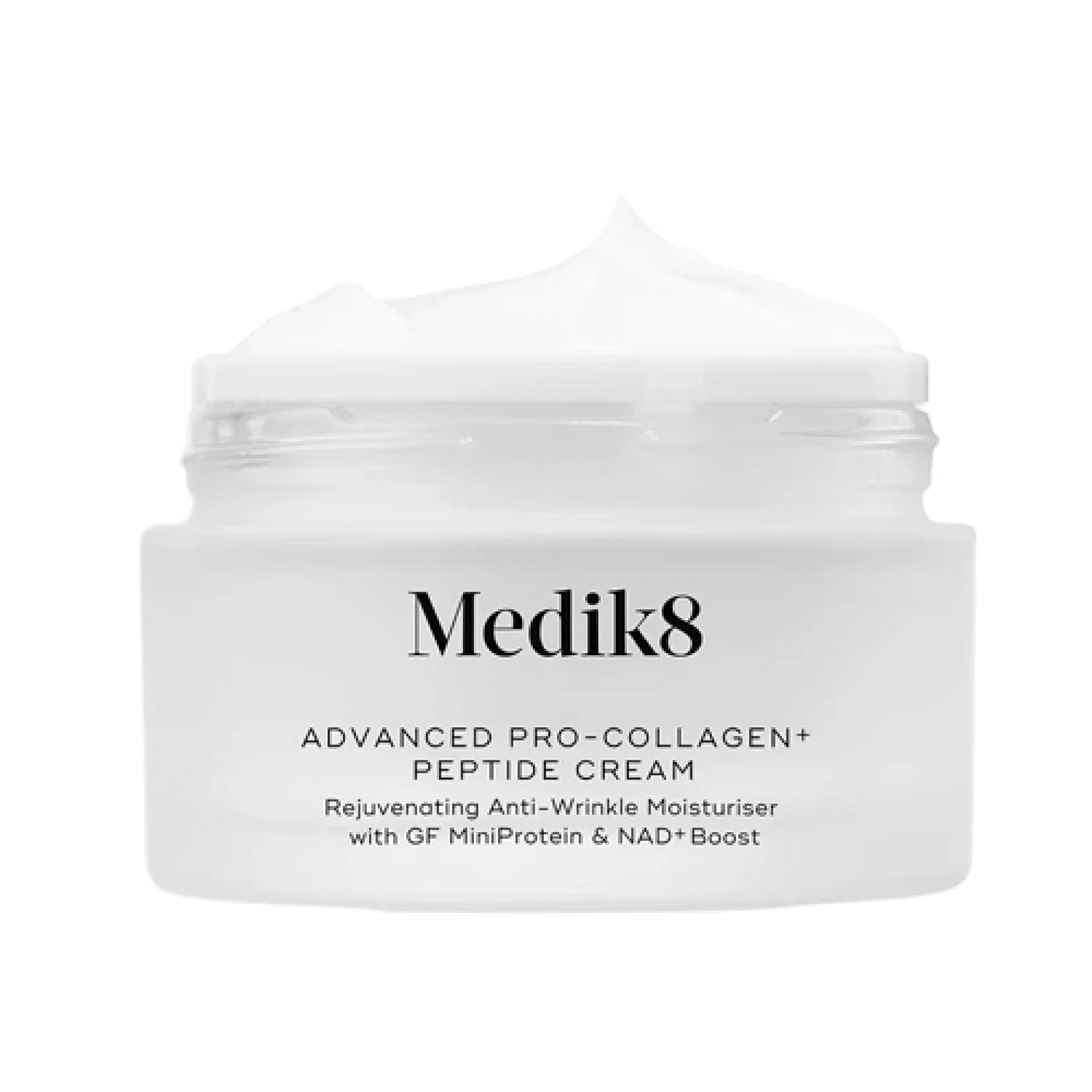 Advanced Pro Collagen+ Peptide Cream | Crema hidratante rejuvenecedora antiarrugas 50ml - Peptides - Medik8 ®