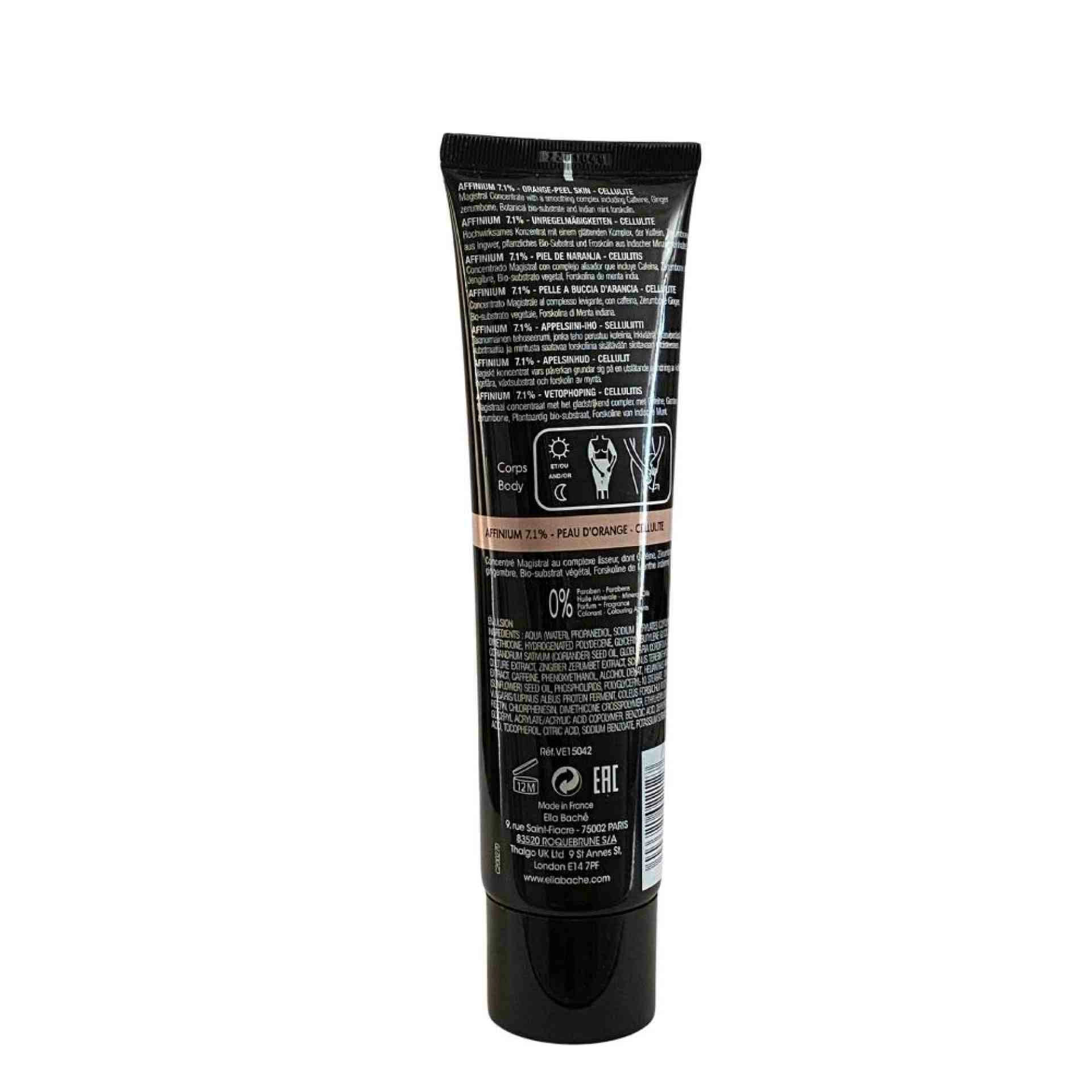 Affinium 7,1% | Anticelulítico 150ml - Nutridermologie Lab - Ella Baché ®