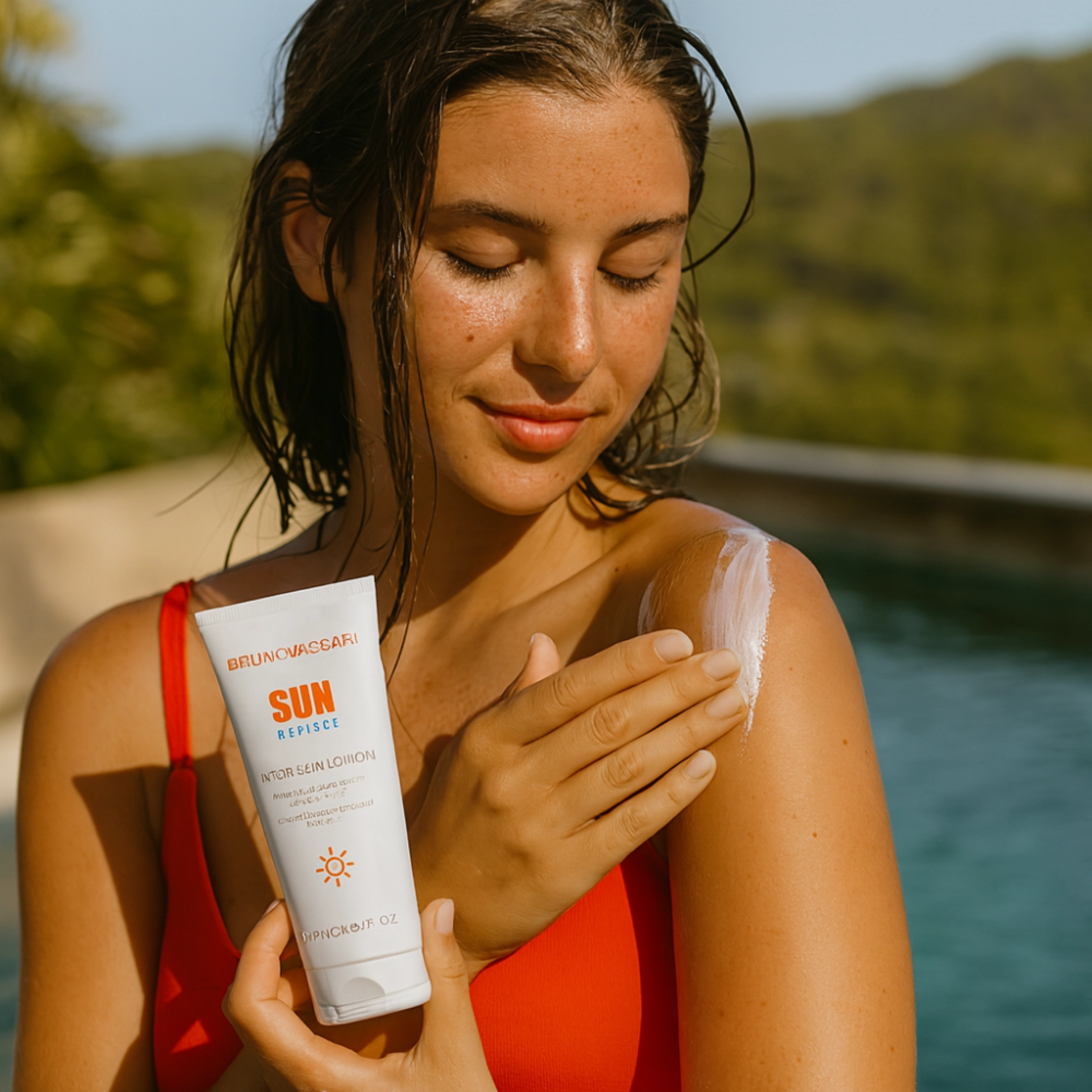 After Sun Lotion | Gel Reparador Efecto Calmante y Refrescante 200 ml - Sun Defense - Bruno Vassari ®