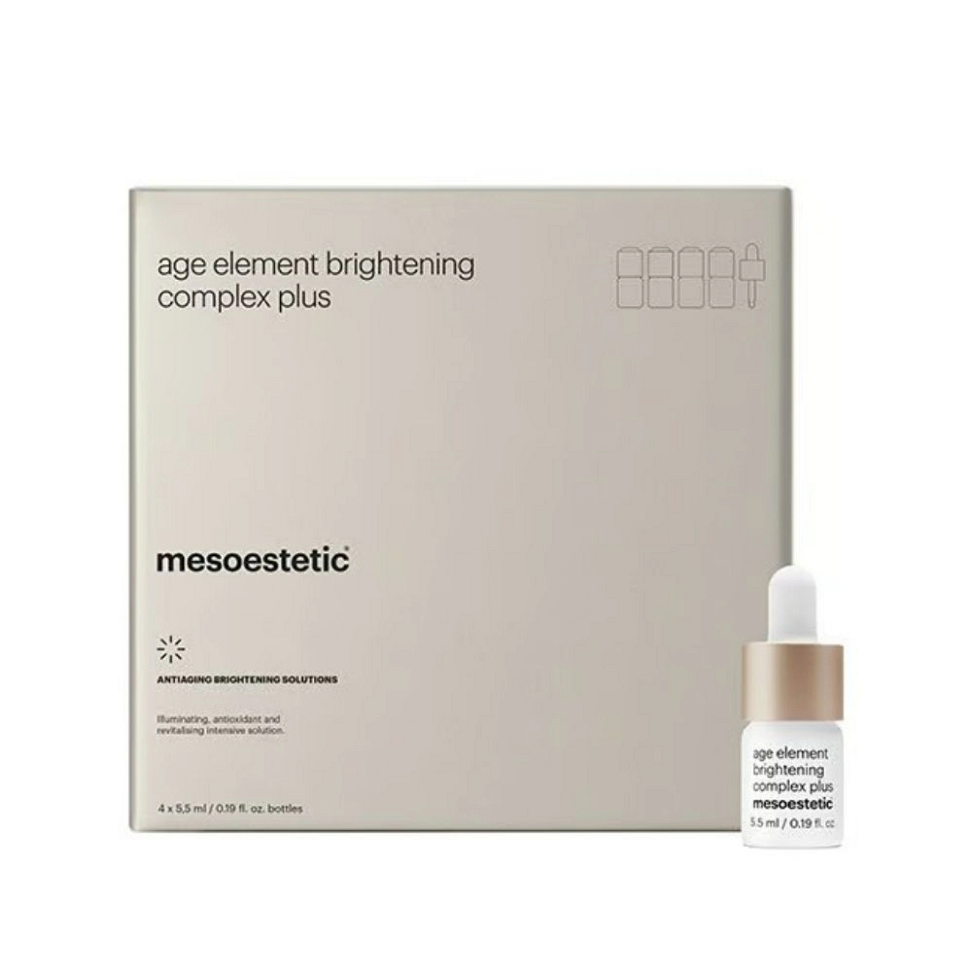 age element brightening complex | serum 4x5,5ml - antiaging brightening solutions - mesoestetic ®