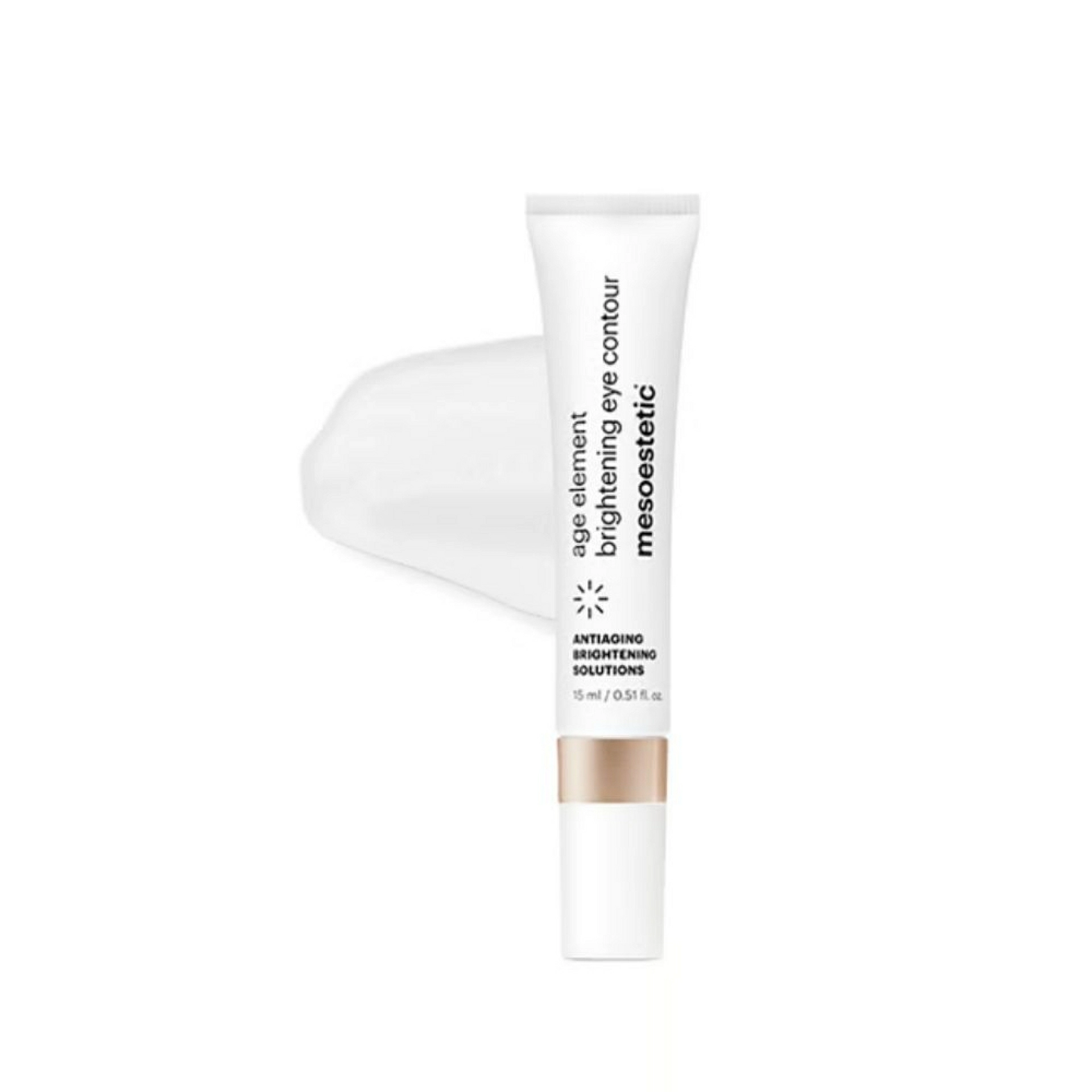 age element brightening eye contour | contorno de ojos 15ml - antiaging brightening solutions - mesoestetic ®