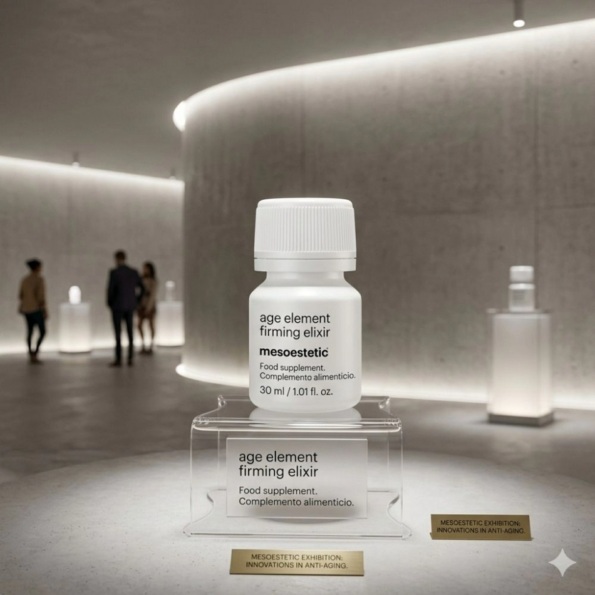 age element firming elixir | nutricosmético 6x30ml - antiaging firming solutions - mesoestetic ®
