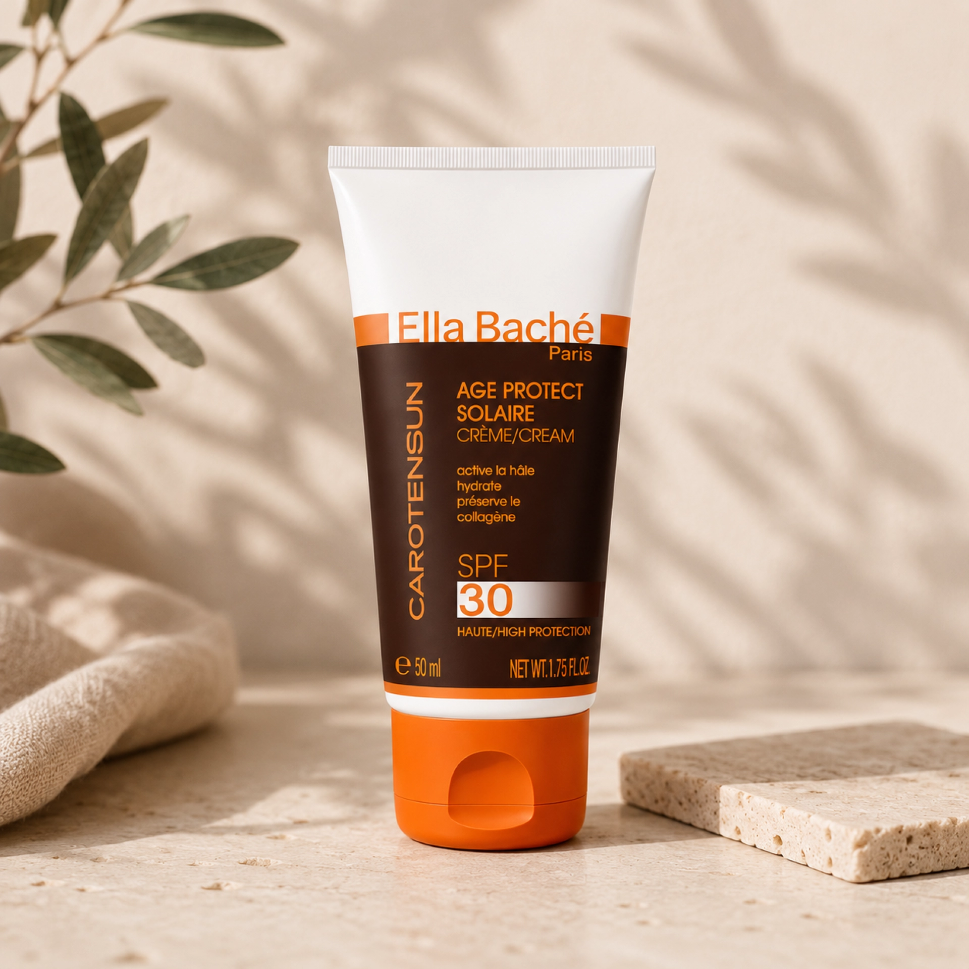 Age Protect Solaire SPF 30 | Crema solar - Carotensun - Ella Baché ®