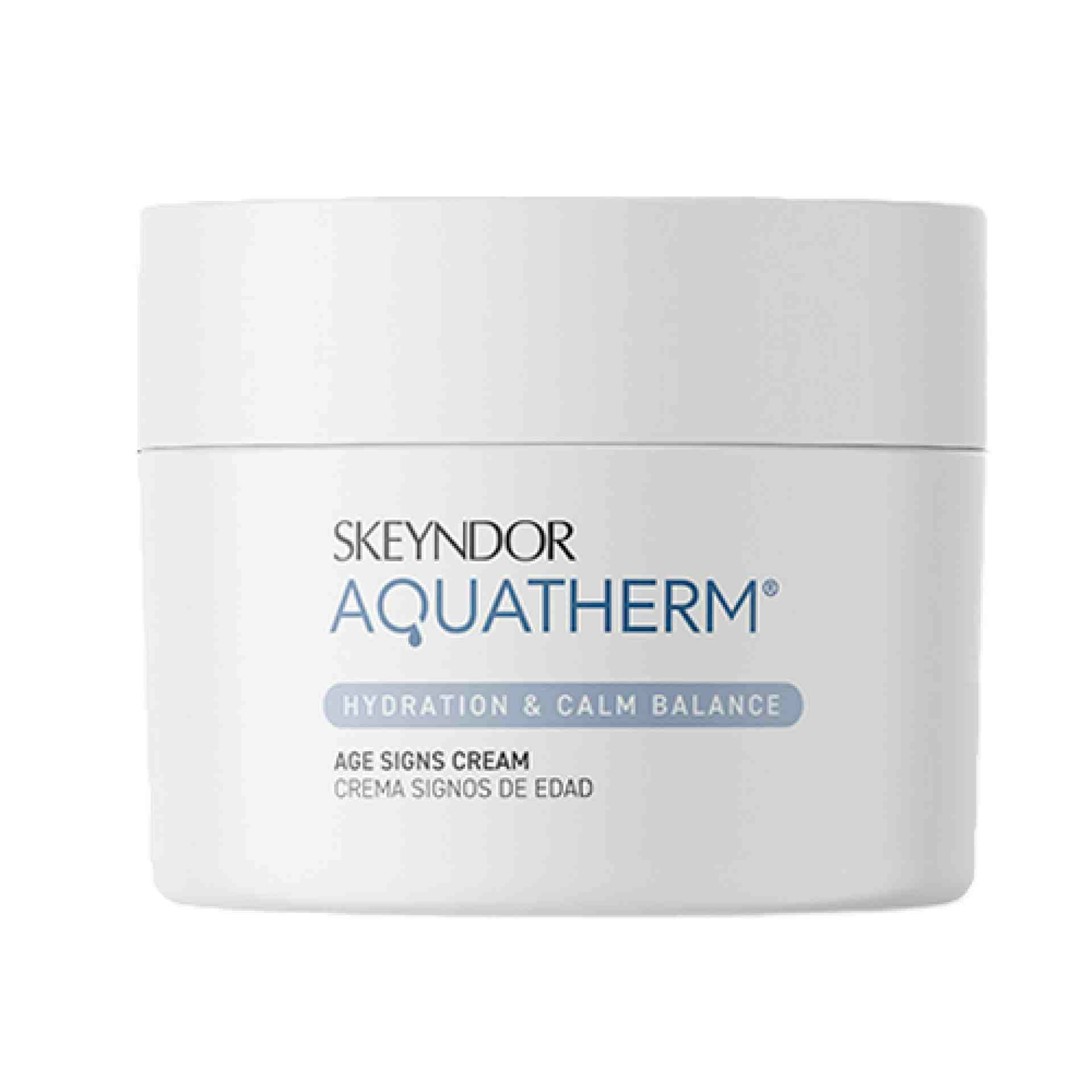 Age Signs Cream | Crema Signos de Edad 50ml - Hydration & Calm Balance - Aquatherm - Skeyndor ®