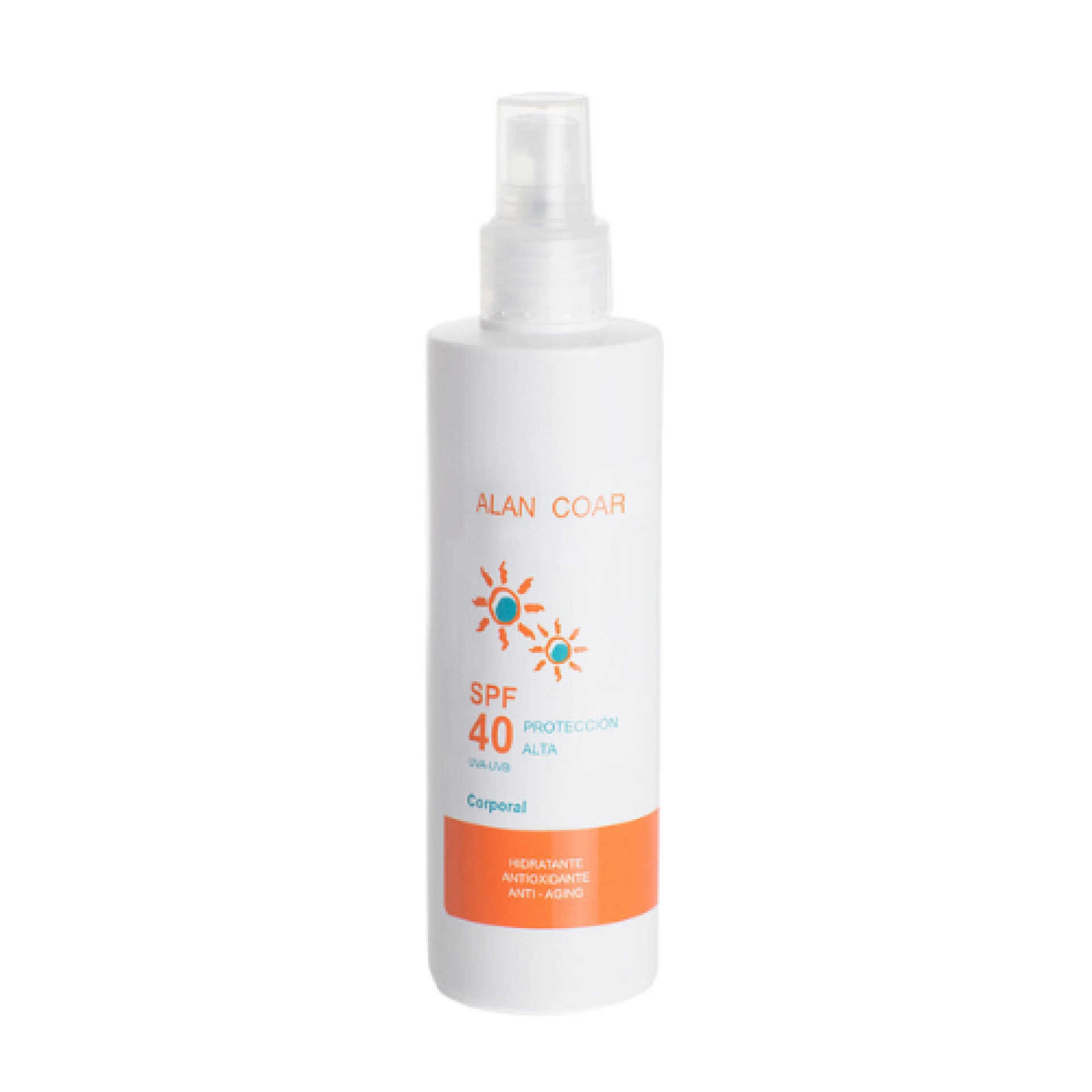 Alan Sol Corporal SPF20 o SPF40 - 250ml - Solar - Alan Coar ®