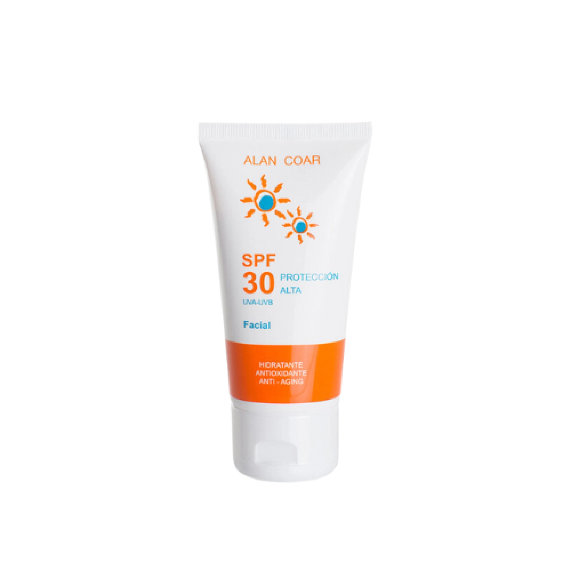 Alan Sol Facial con SPF30 - 75ml - Solar - Alan Coar ®