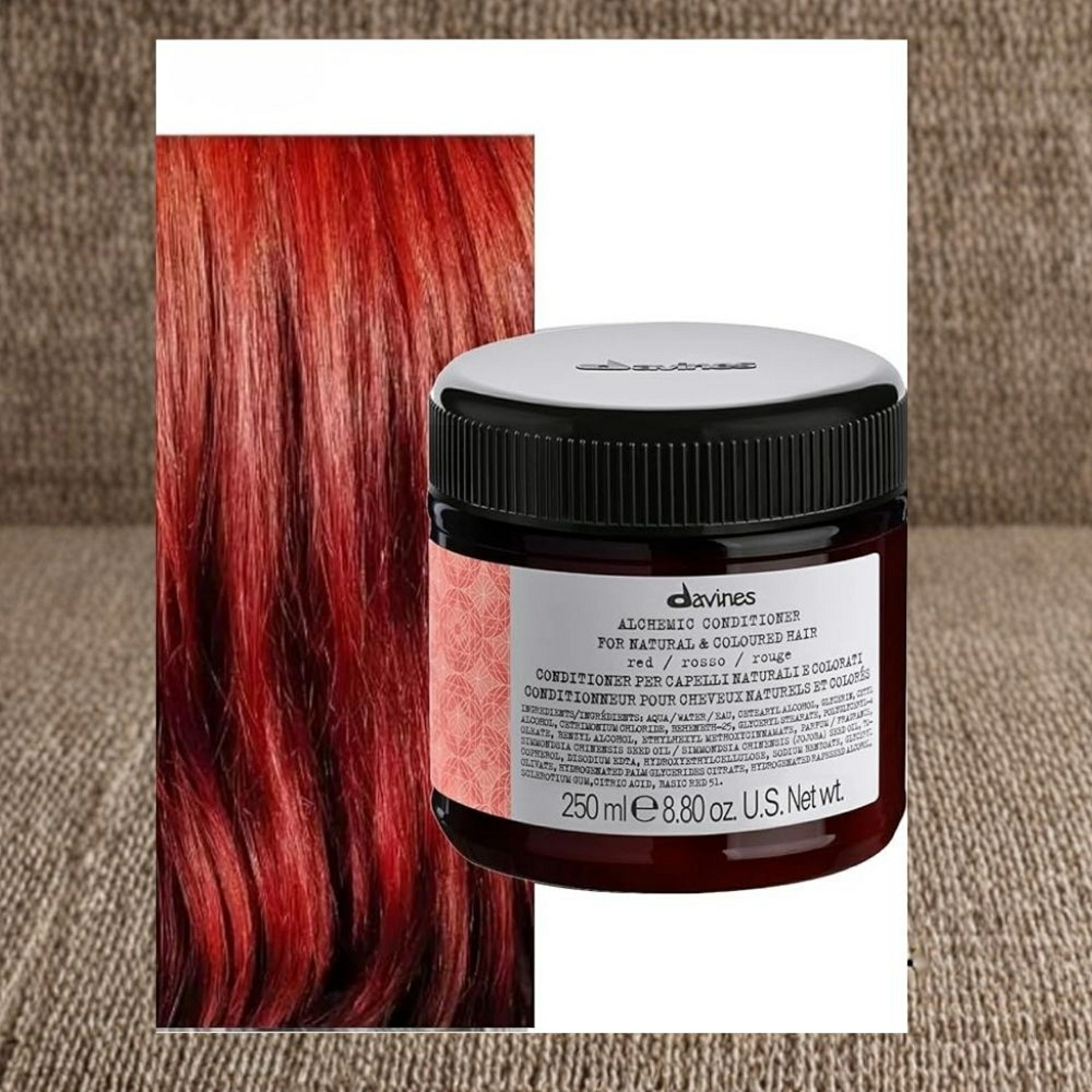 ALCHEMIC ACONDICIONADOR RED | Acondicionador pelo rojizo 250ml - Alchemic - Davines ®