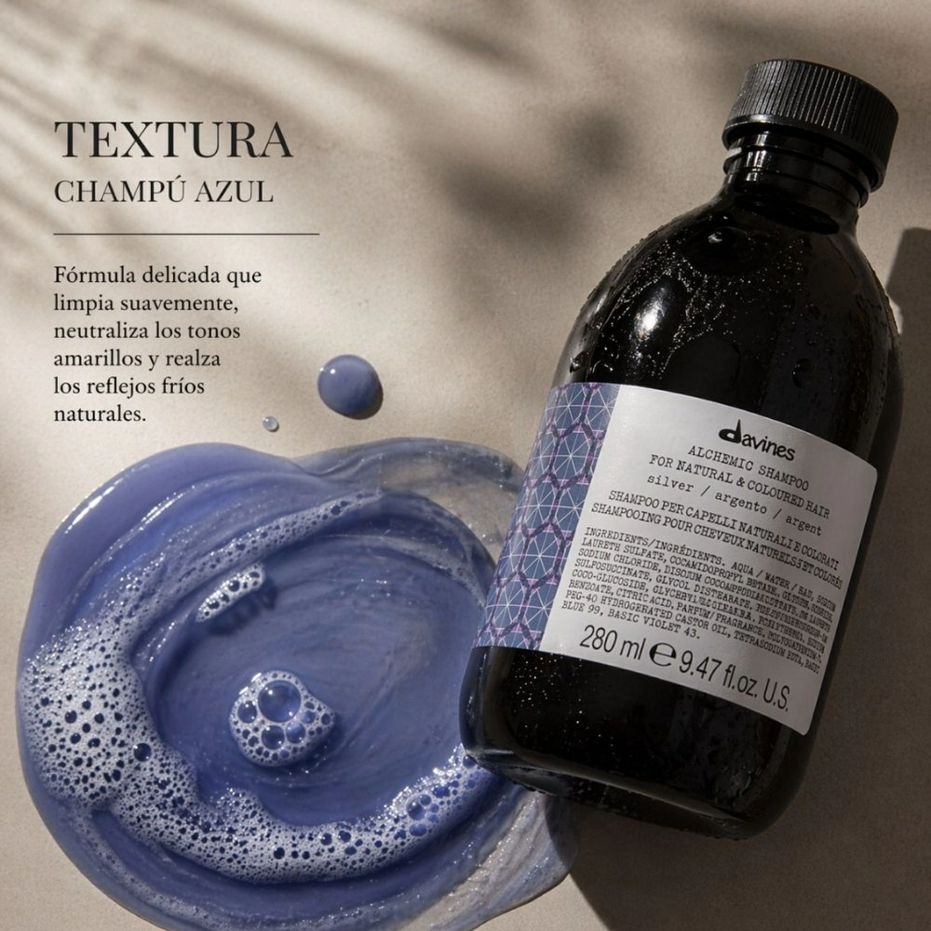 ALCHEMIC CHAMPÚ SILVER | Champú pelo rubio - Alchemic - Davines ®