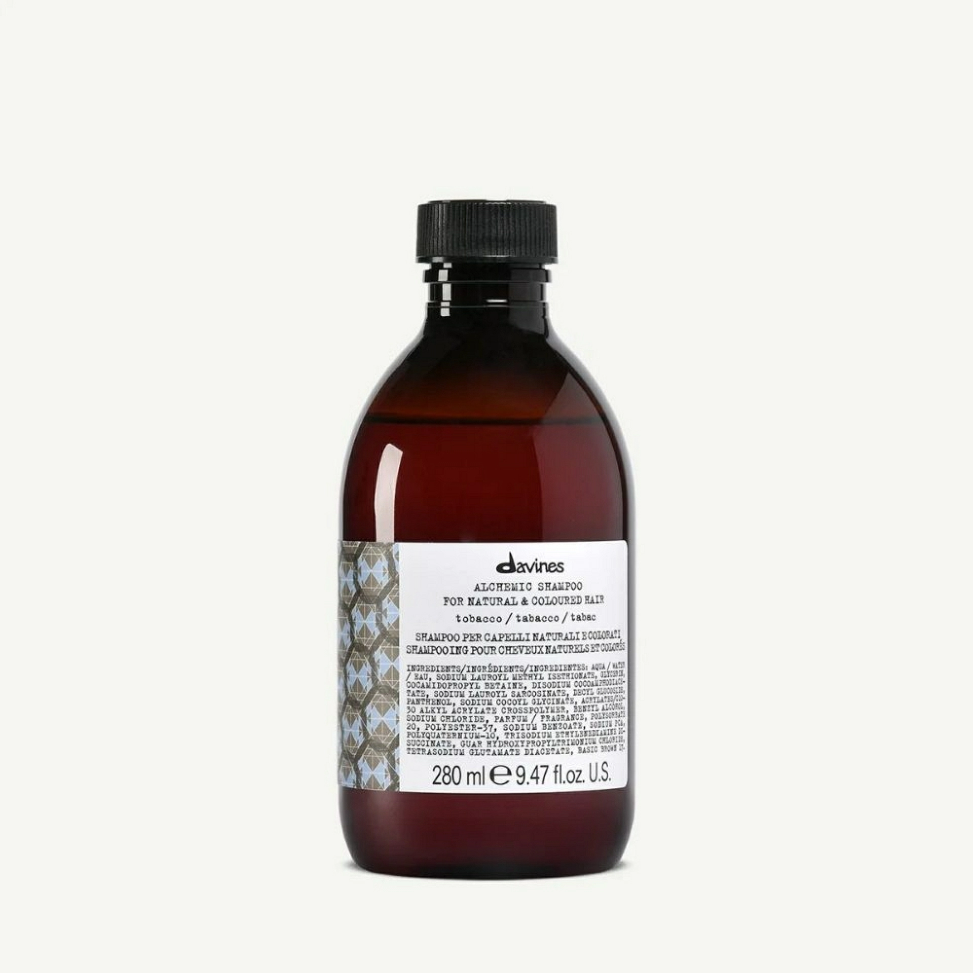 ALCHEMIC CHAMPU TOBACCO | Champú cabello castaño 280ml - Alchemic - Davines ®
