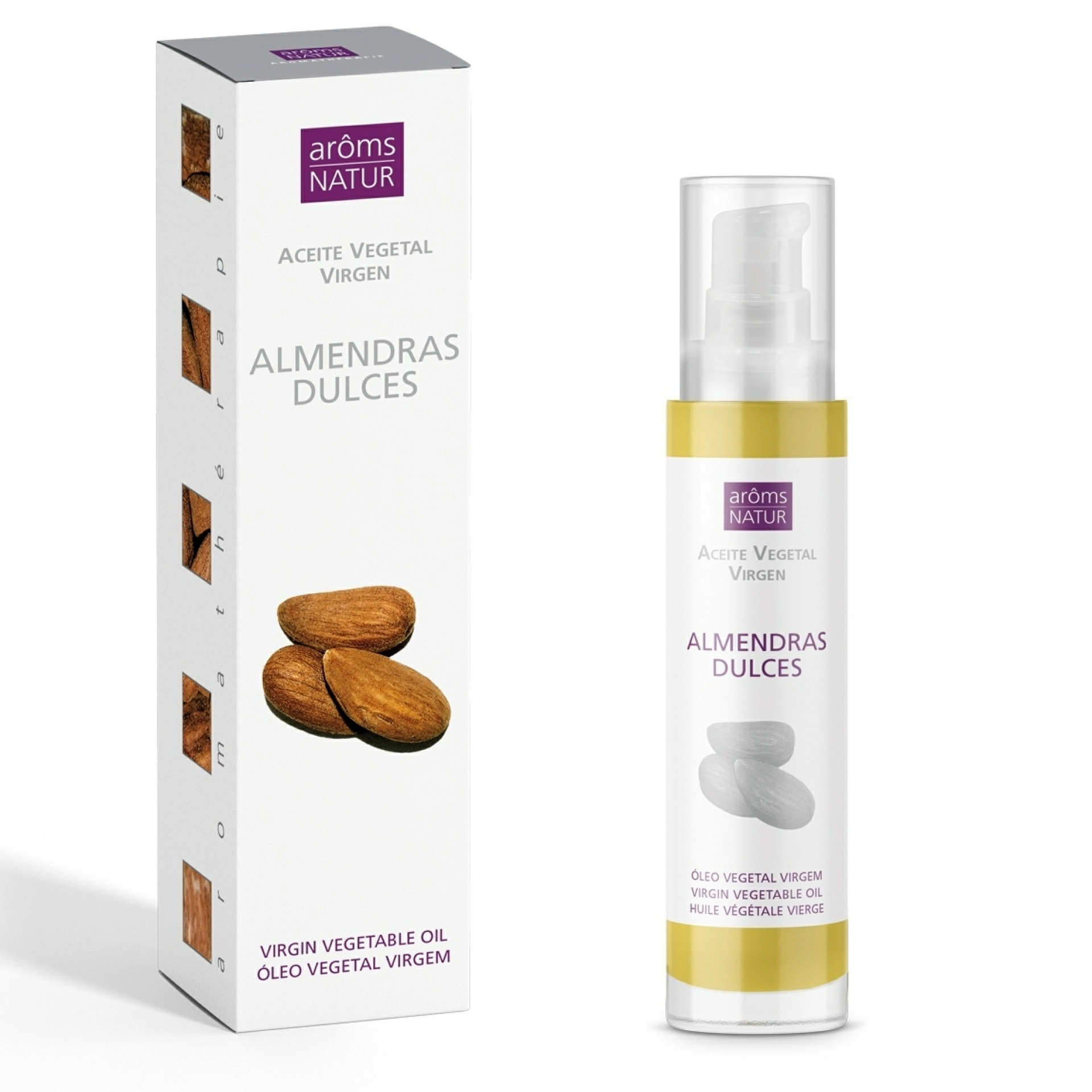 Almendras Dulces | Aceite vegetal suavizante 100ml - Arôms Natur ®