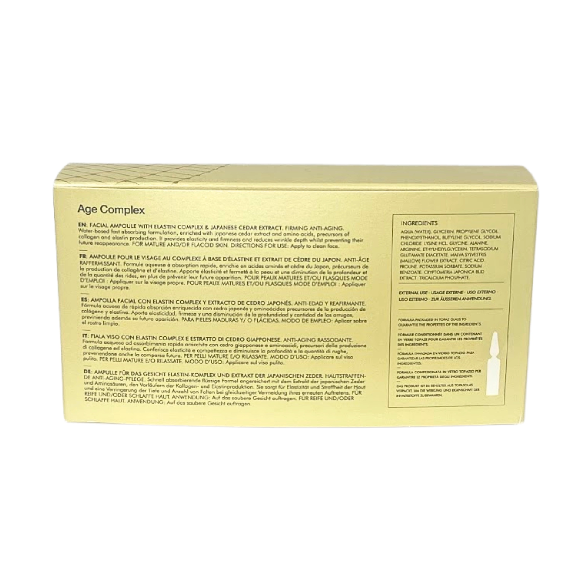 Ampollas Age Complex | Ampollas Antienvejecimiento - Casmara ®