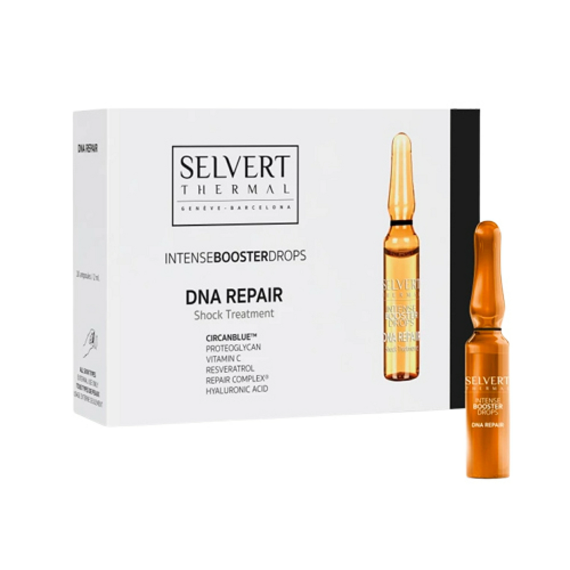 Ampollas DNA Repair | Ampollas reparadoras del ADN 10x2ml - Intense Booster Drops - Selvert Thermal ®
