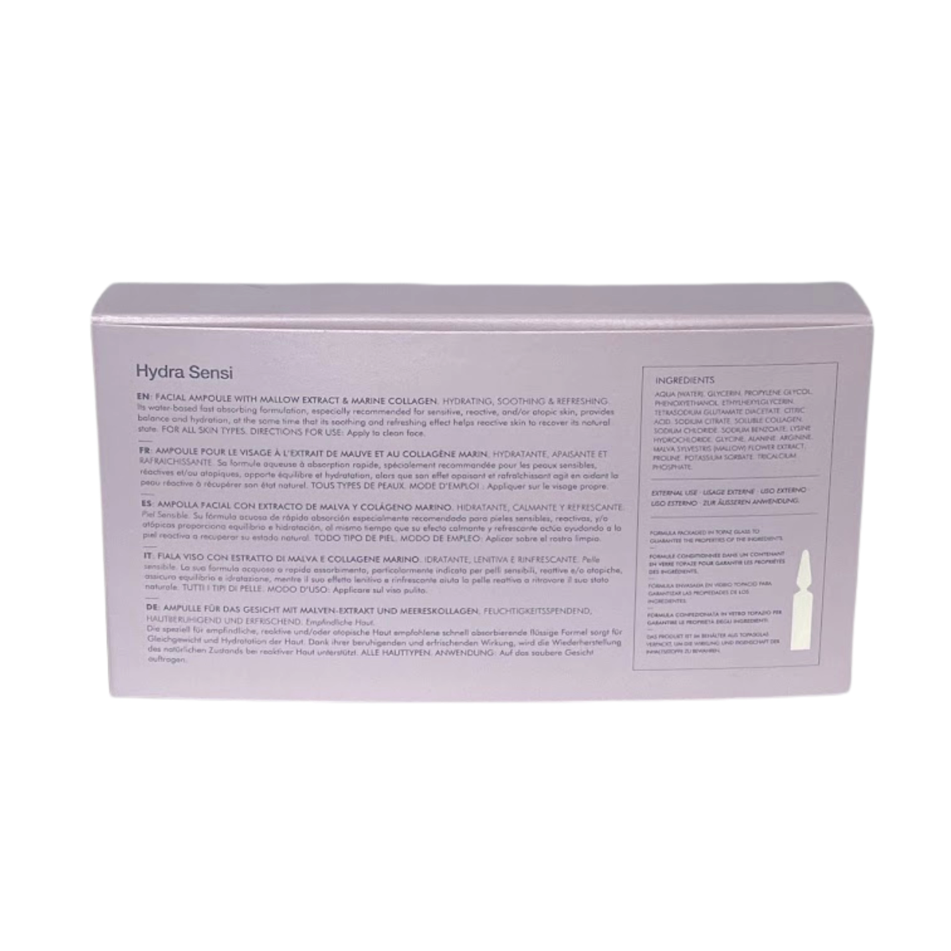 Ampollas Hydra Sensi | Ampollas Equilibrantes Hidratantes - Casmara ®