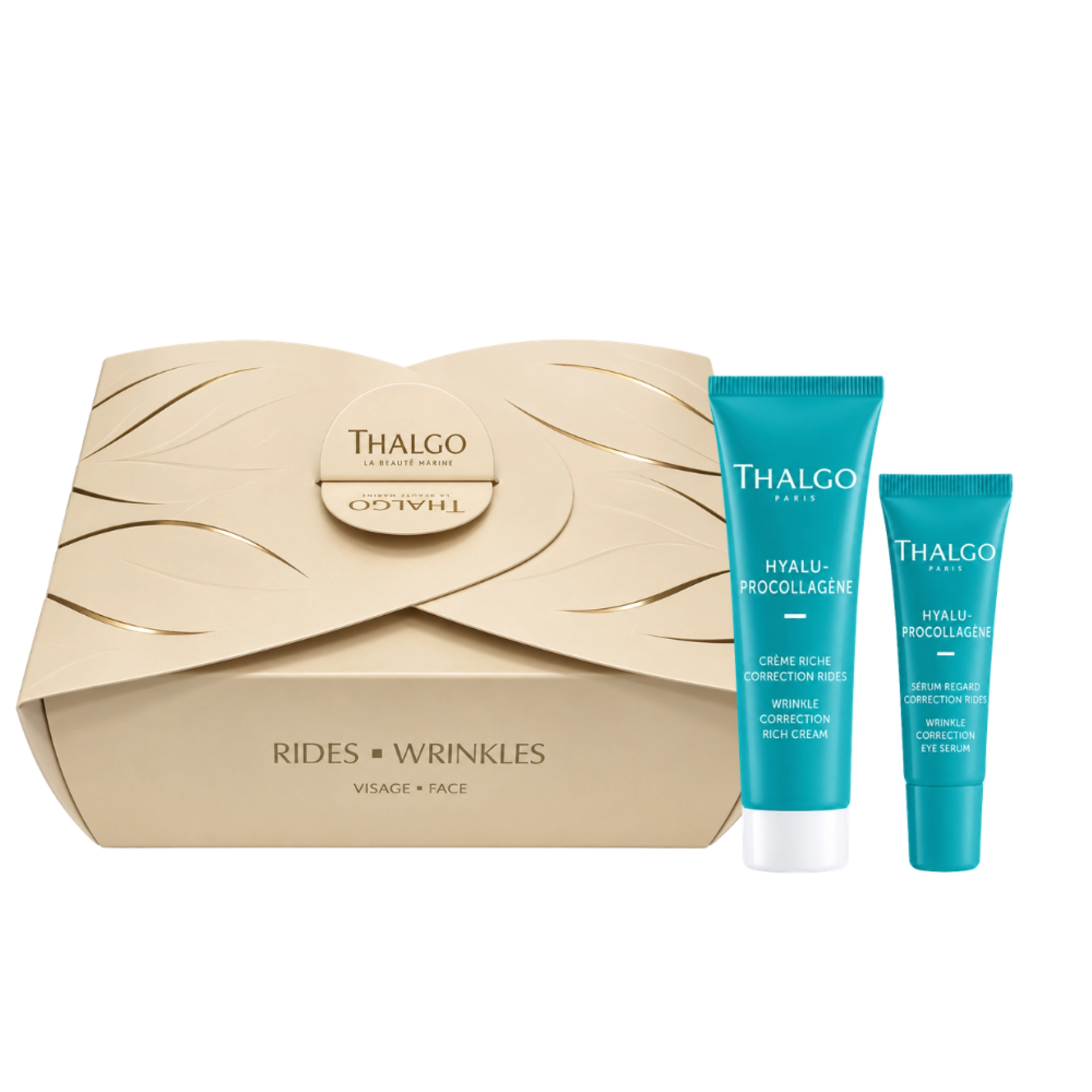 Anti-Age  Hyalu Procollagène | Crème Riche Correction Rides 30ml + Sérum Regard Correction Rides 30ml - Hyalu-Procollagene - Thalgo ®