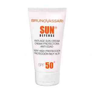 Anti-Age Sun Cream SPF50+ | Protector solar 50ml - Sun Defense - Bruno Vassari ®