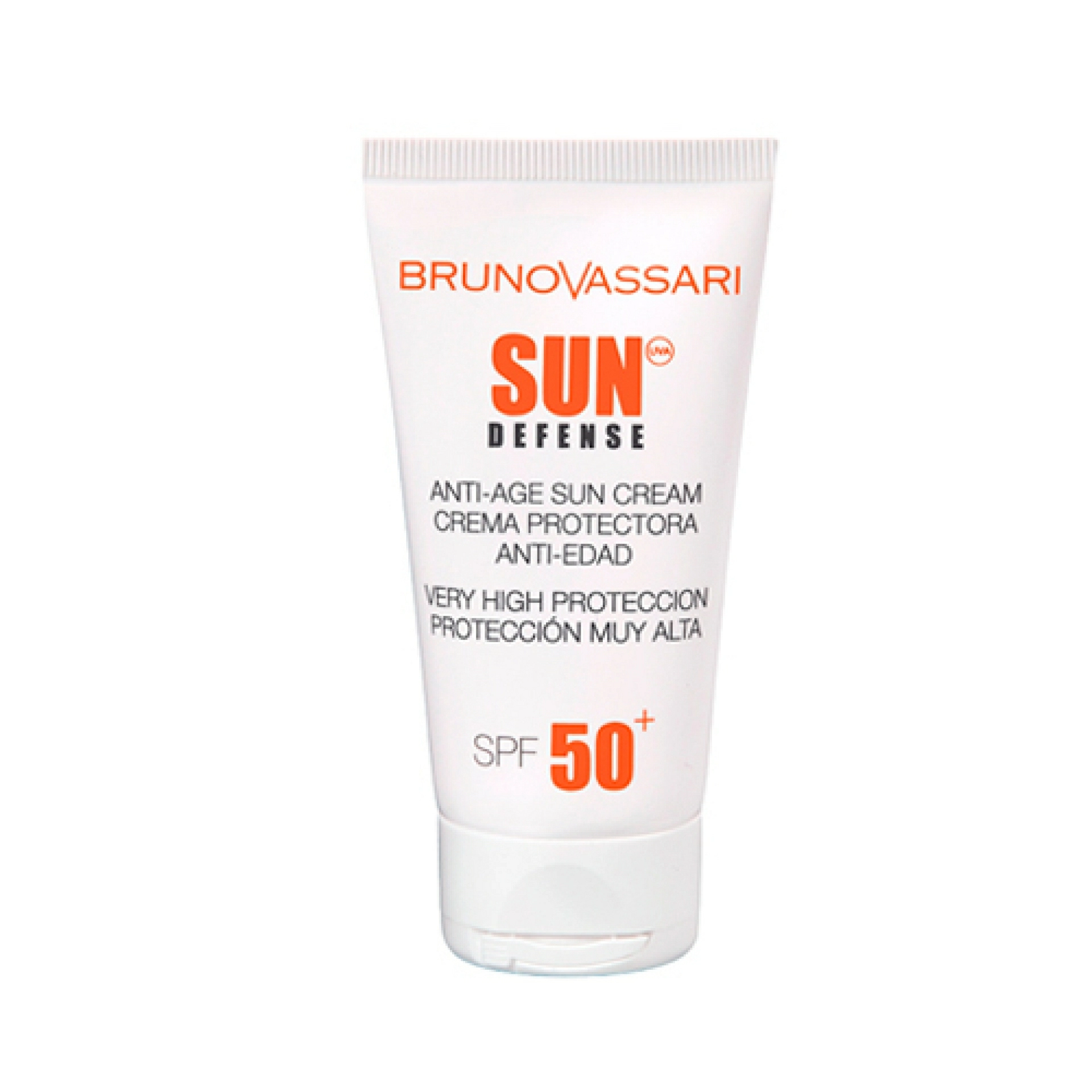 Anti-Age Sun Cream SPF50+ | Protector solar 50ml - Sun Defense - Bruno Vassari ®