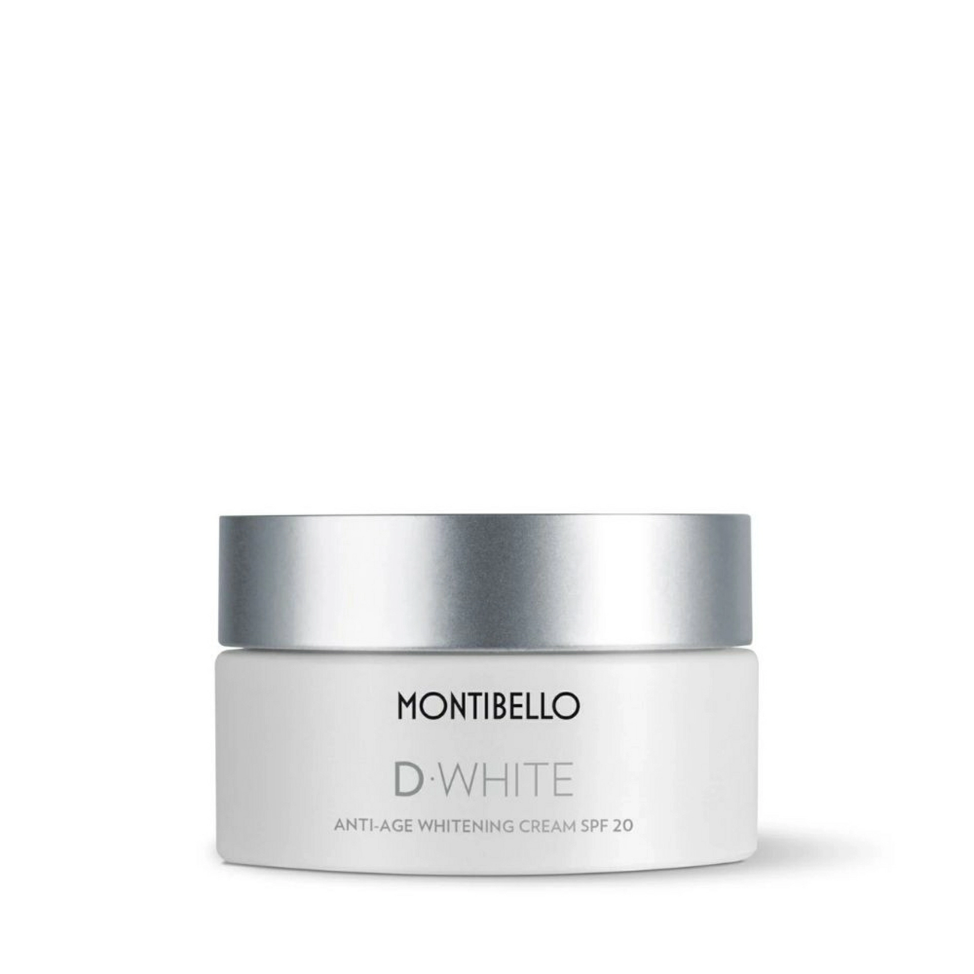 Anti-age Whitening Cream SPF20 | Crema fotoprotectora y blanqueante 50 ml - D-White - Montibello ®