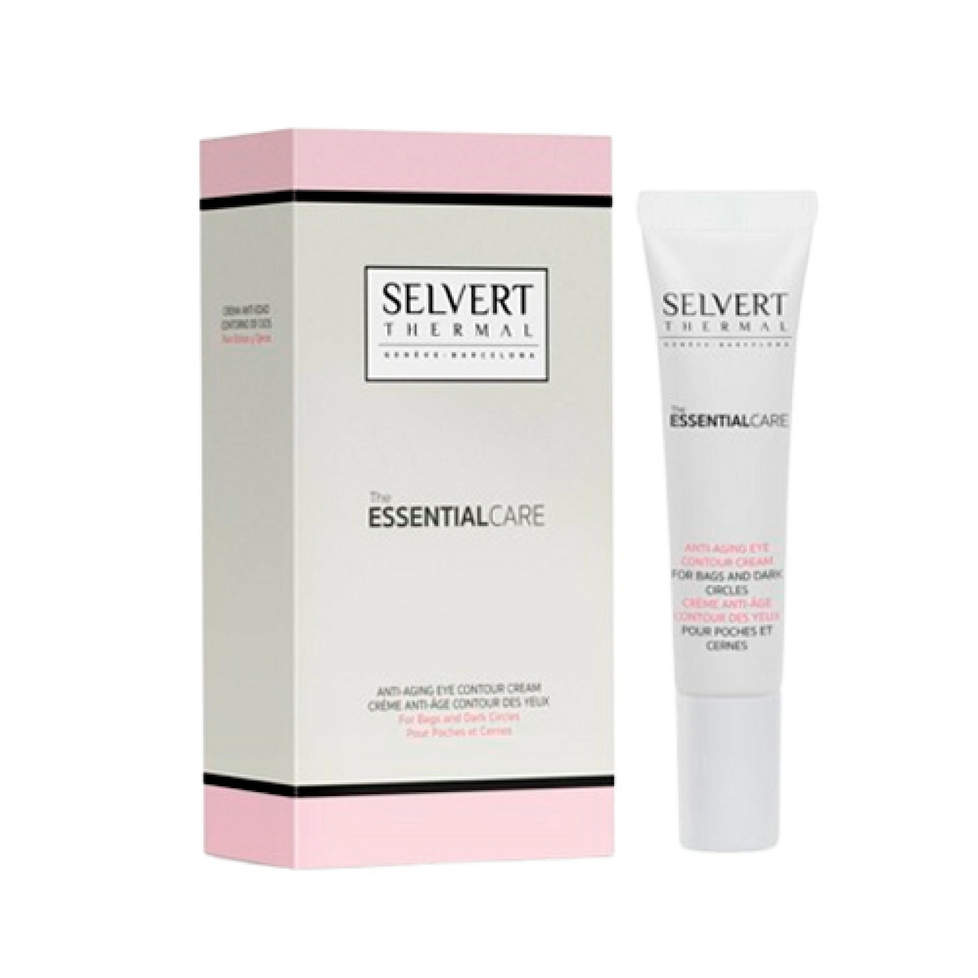Anti-Aging Eye Contour Cream | Contorno de ojos para bolsas y ojeras 15ml - The Essential Care - Selvert Thermal ®