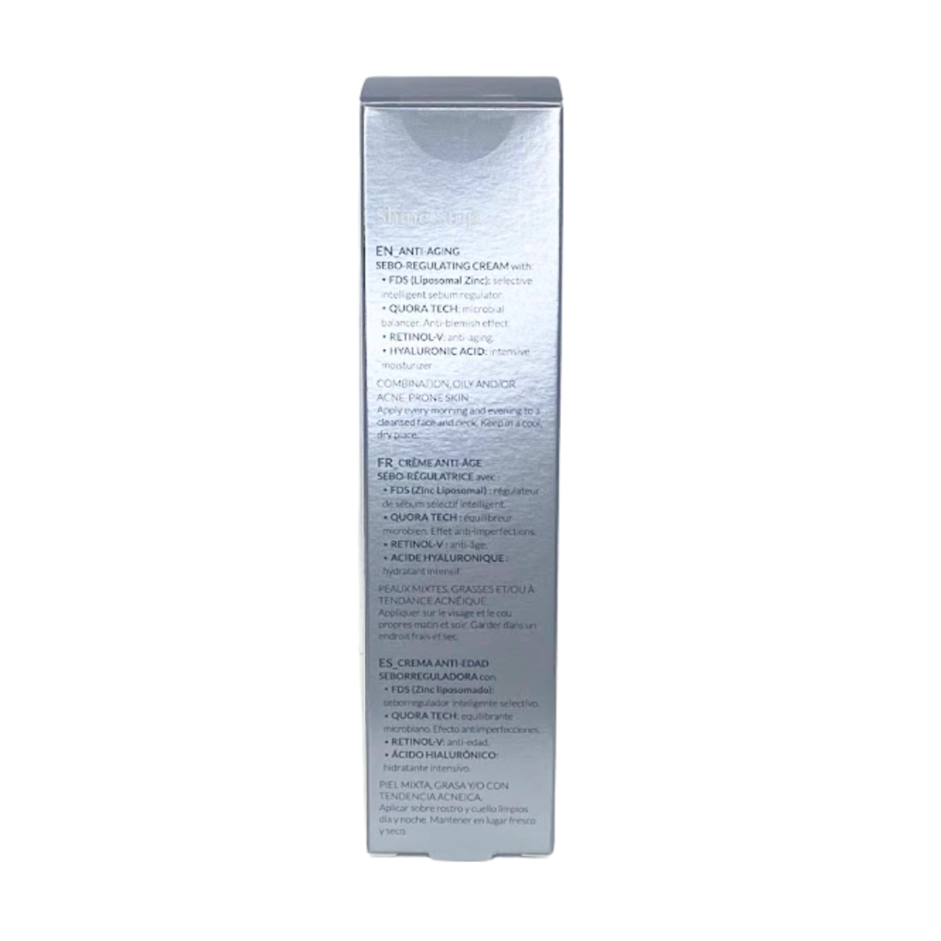 Anti-aging Sebo-regulating cream | Crema antiedad seborreguladora 50 ml - Shine Stop - Casmara ®