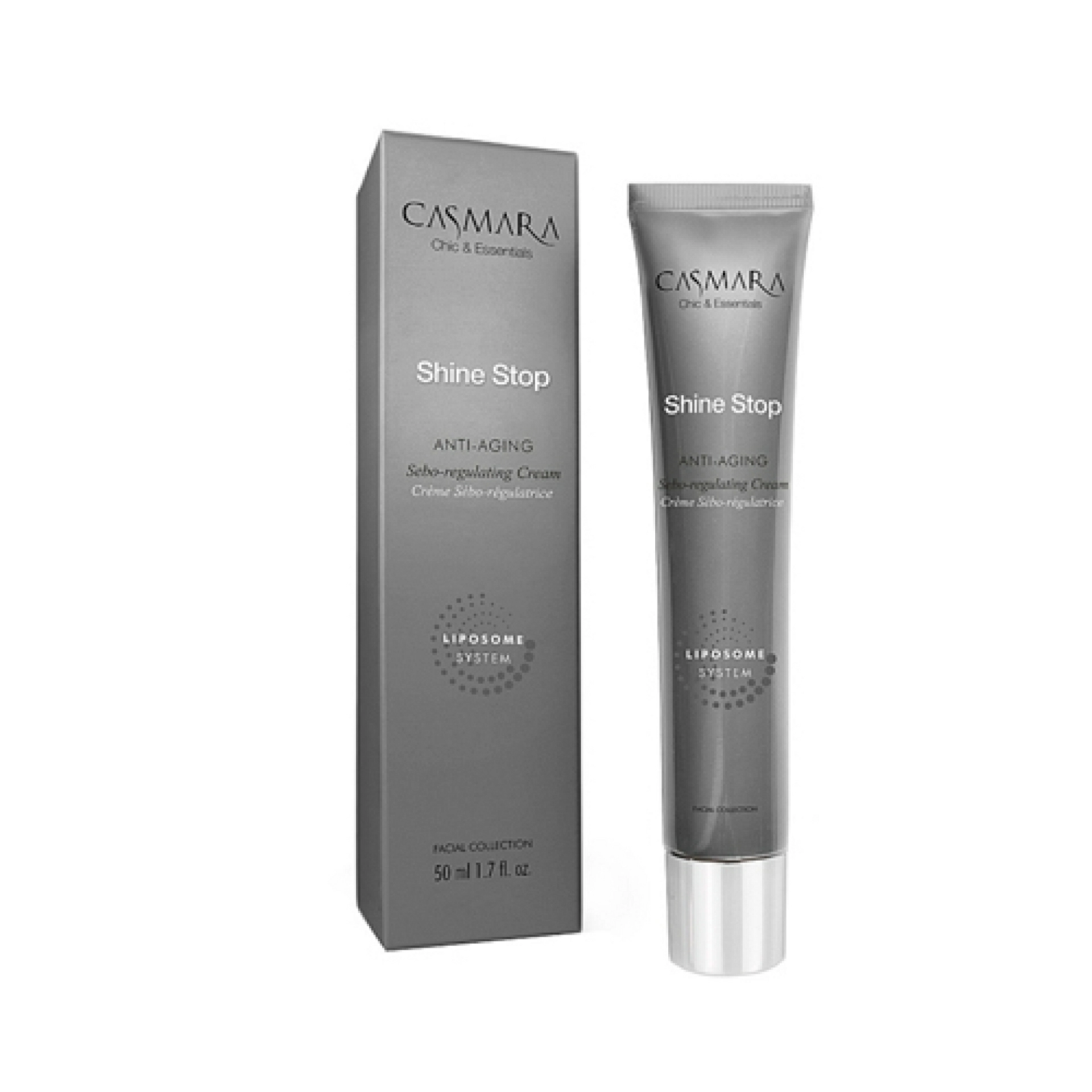 Anti-aging Sebo-regulating cream | Crema antiedad seborreguladora 50 ml - Shine Stop - Casmara ®