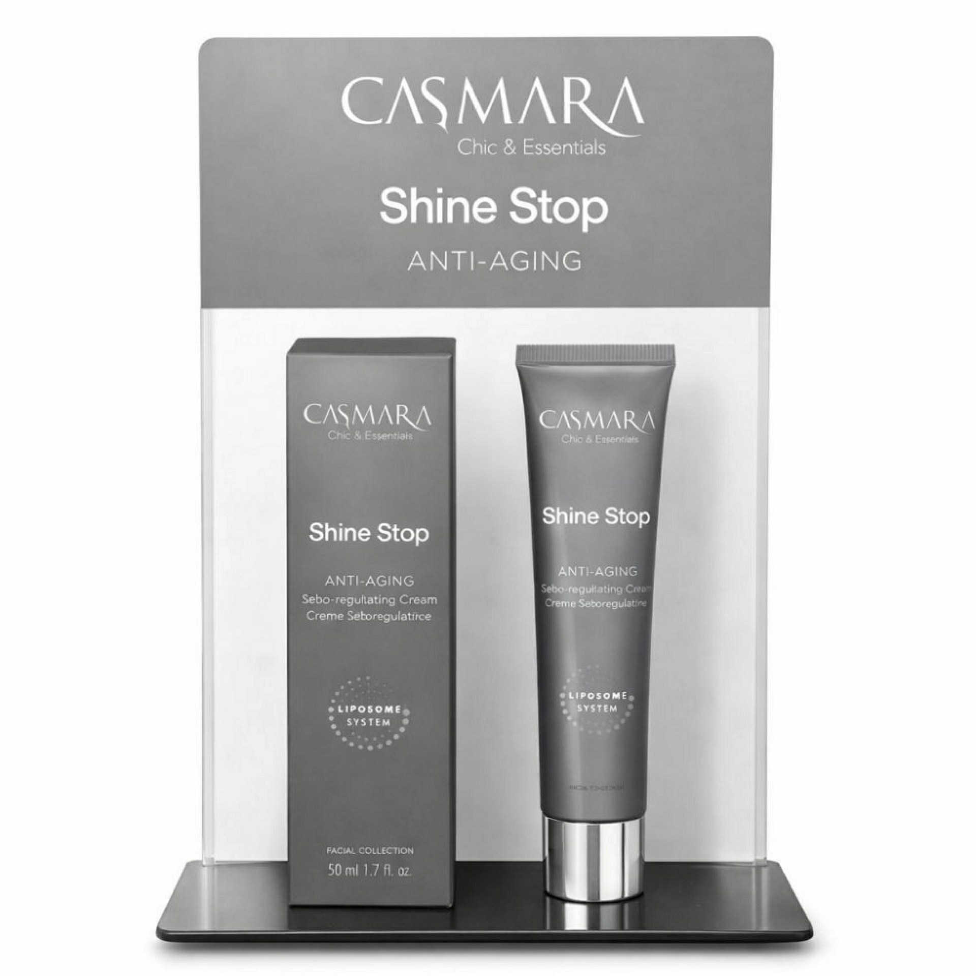 Anti-aging Sebo-regulating cream | Crema antiedad seborreguladora 50 ml - Shine Stop - Casmara ®