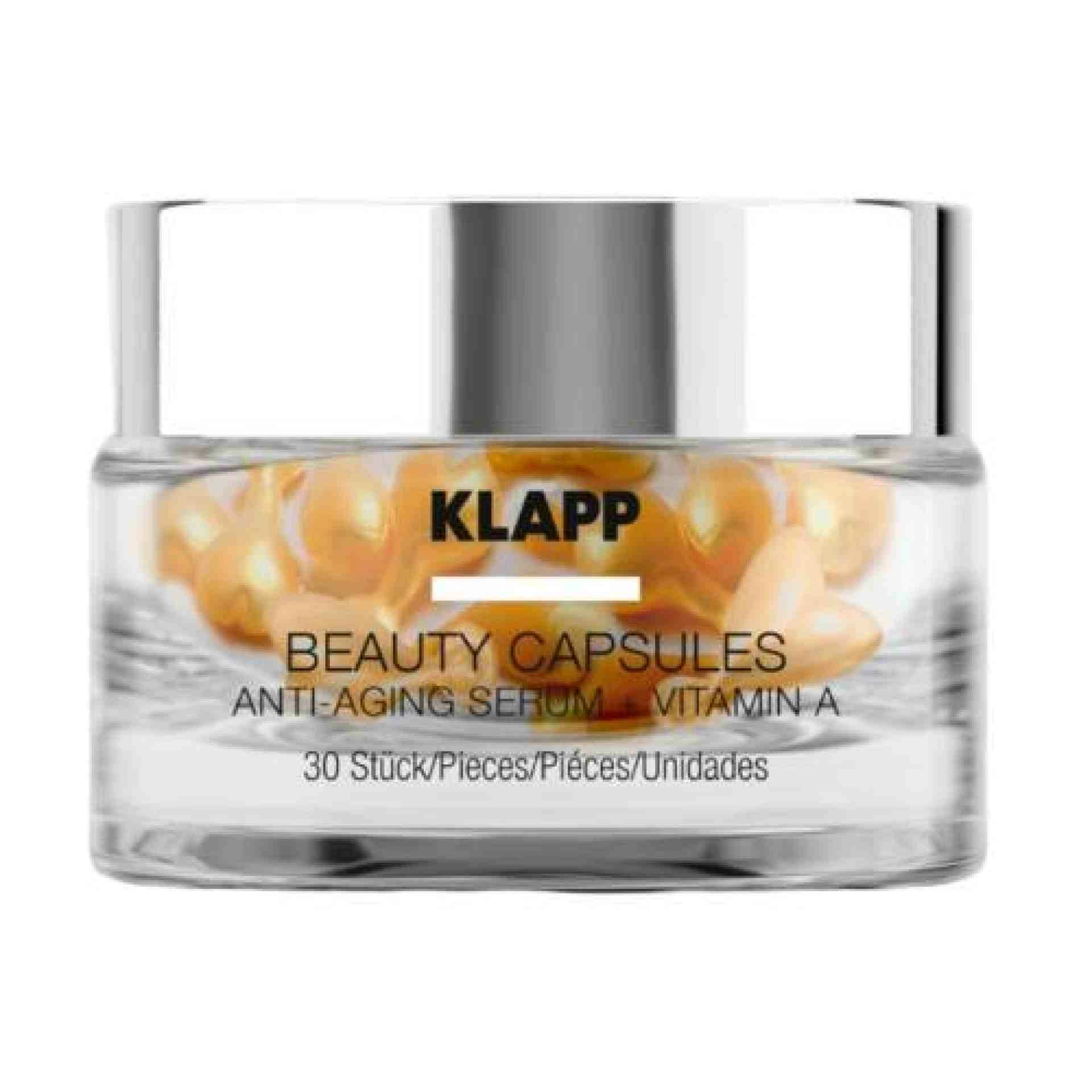 Anti-Aging Serum + Vitamin A | Serum Antienvejecimiento 30 x 0.4 ml - Beauty Capsules - Klapp ®