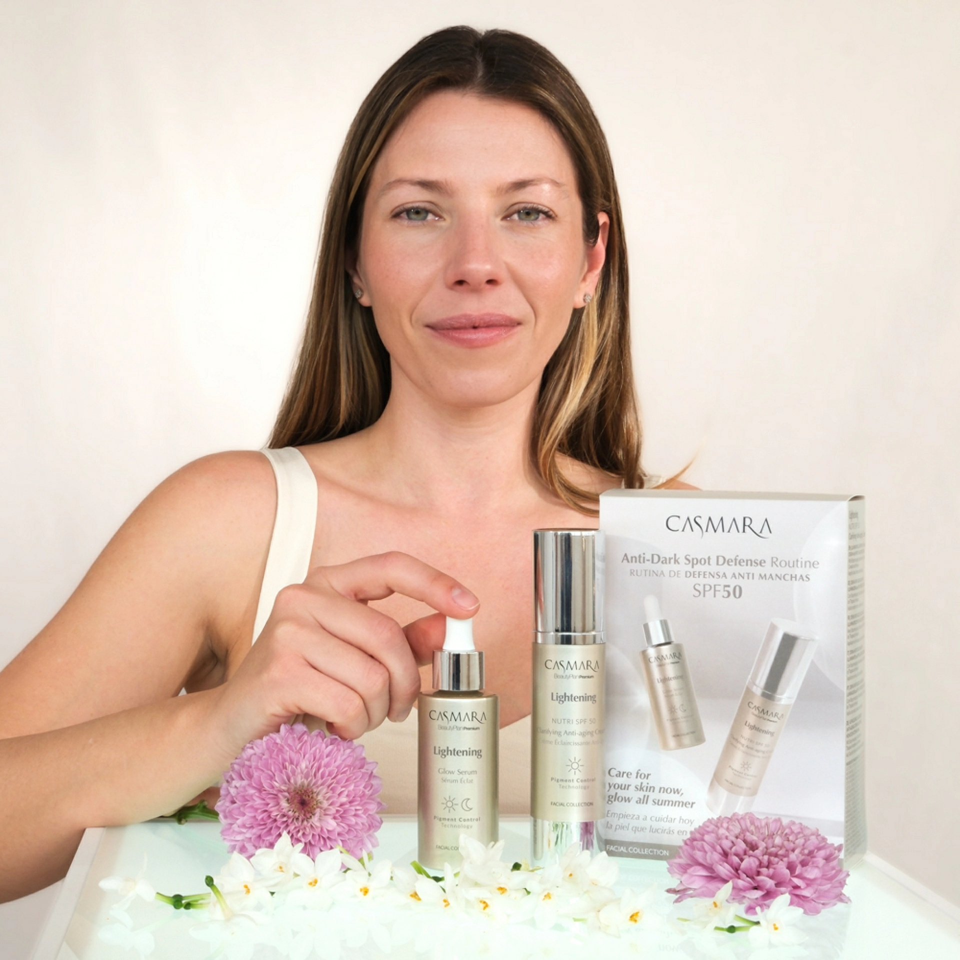 Anti-Dark Spot Defense Routine | Rutina Antimanchas con SPF 50 | Casmara ®