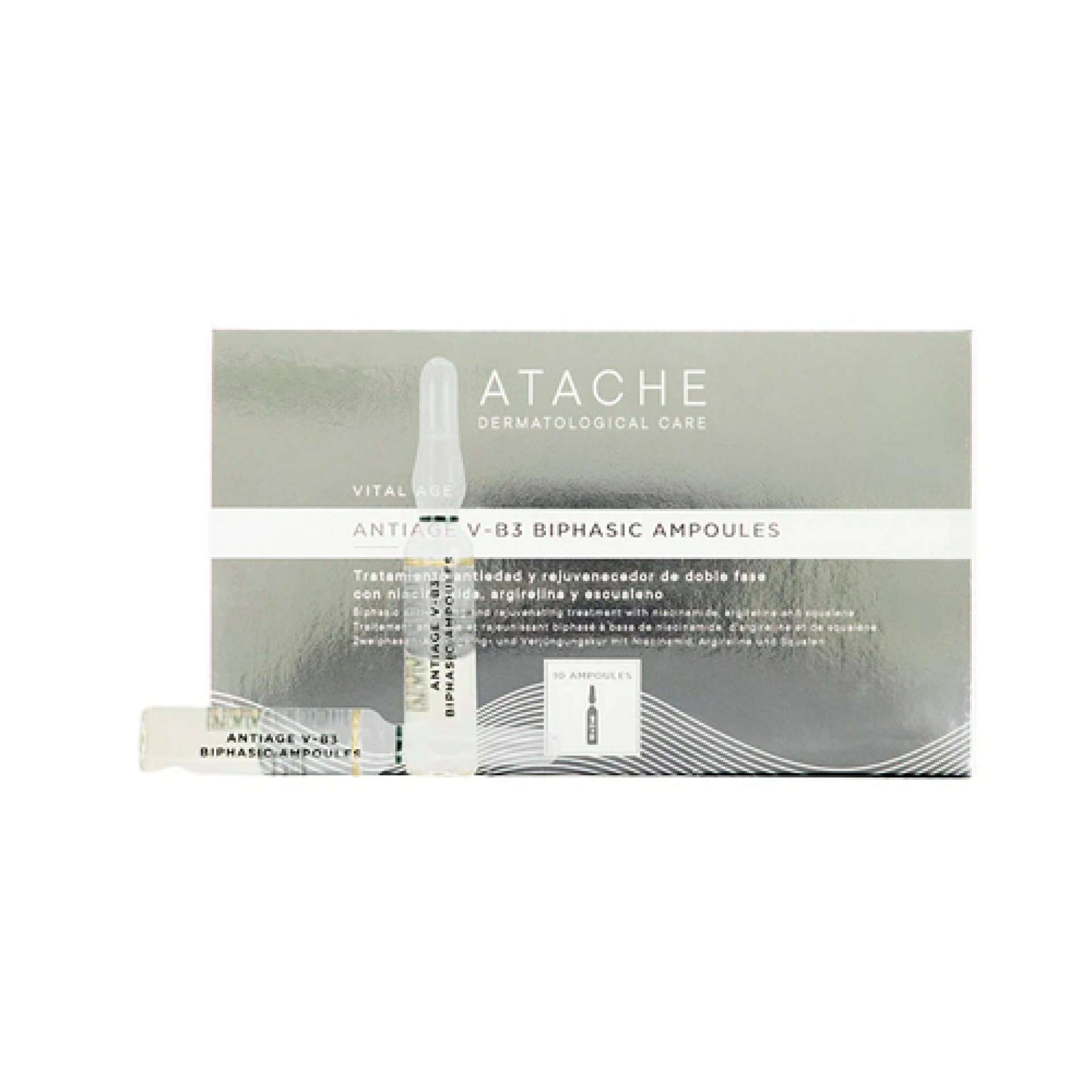 Antiage V-B3 Biphasic Ampoules | Ampollas antiedad 10x2ml - Vital Age - Atache ®