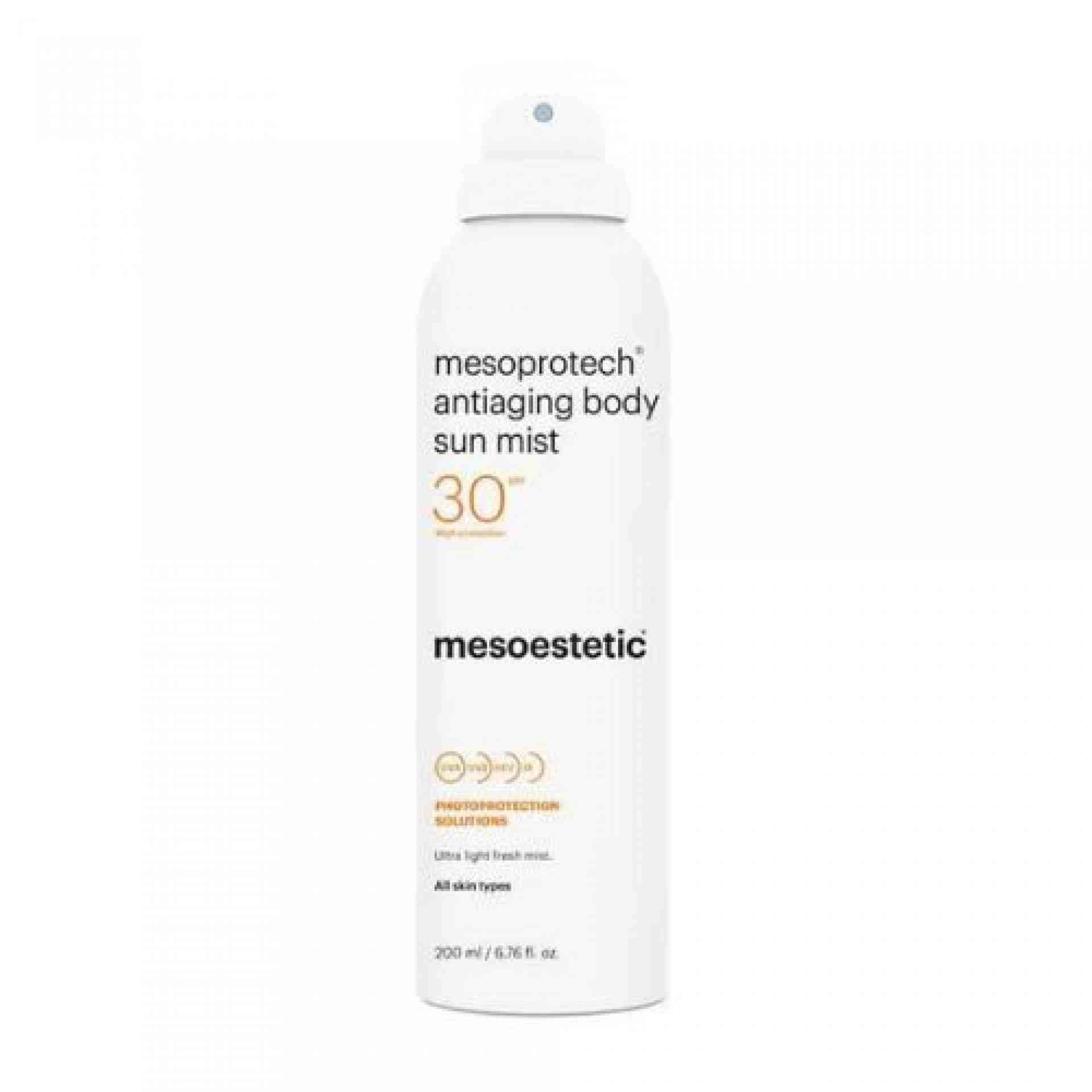 Antiaging Body Sun Mist SPF30 | Bruma Corporal 200ml - Mesoprotech - Mesoestetic ®
