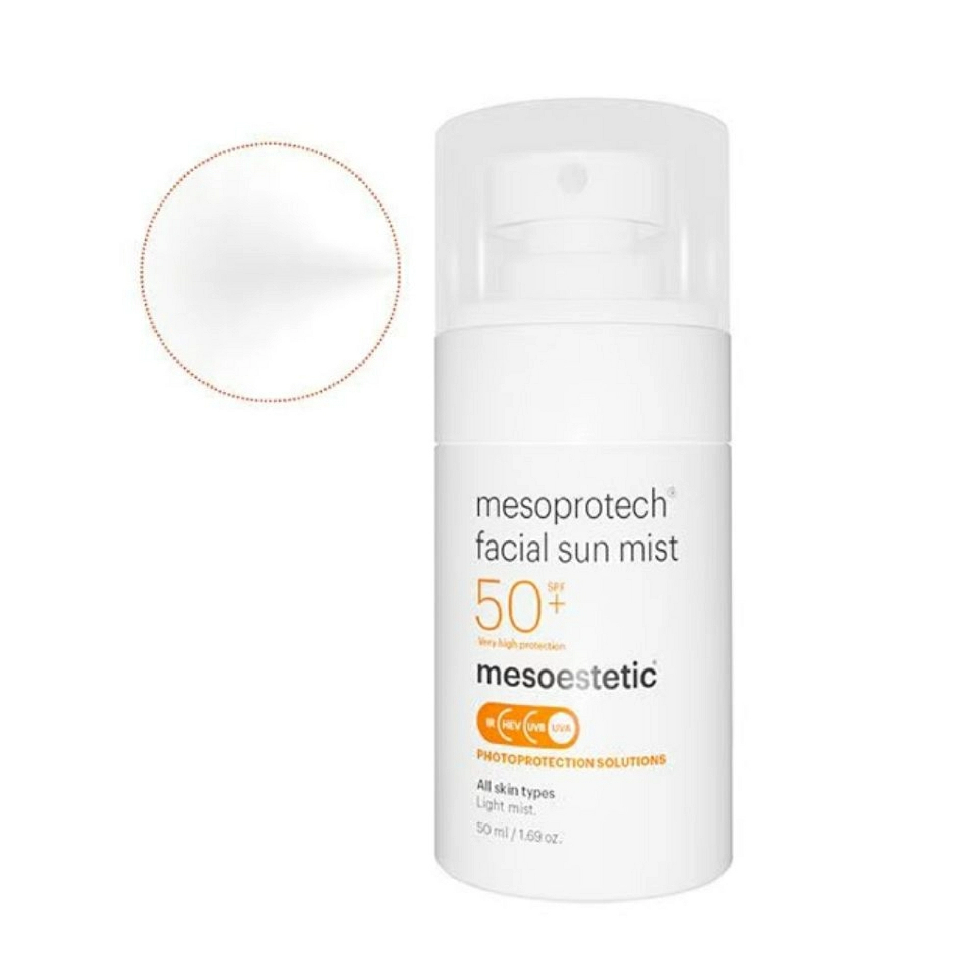 Antiaging Facial Sun Mist SPF50+ | Bruma Facial Antiedad 50ml - Mesoprotech - Mesoestetic ®