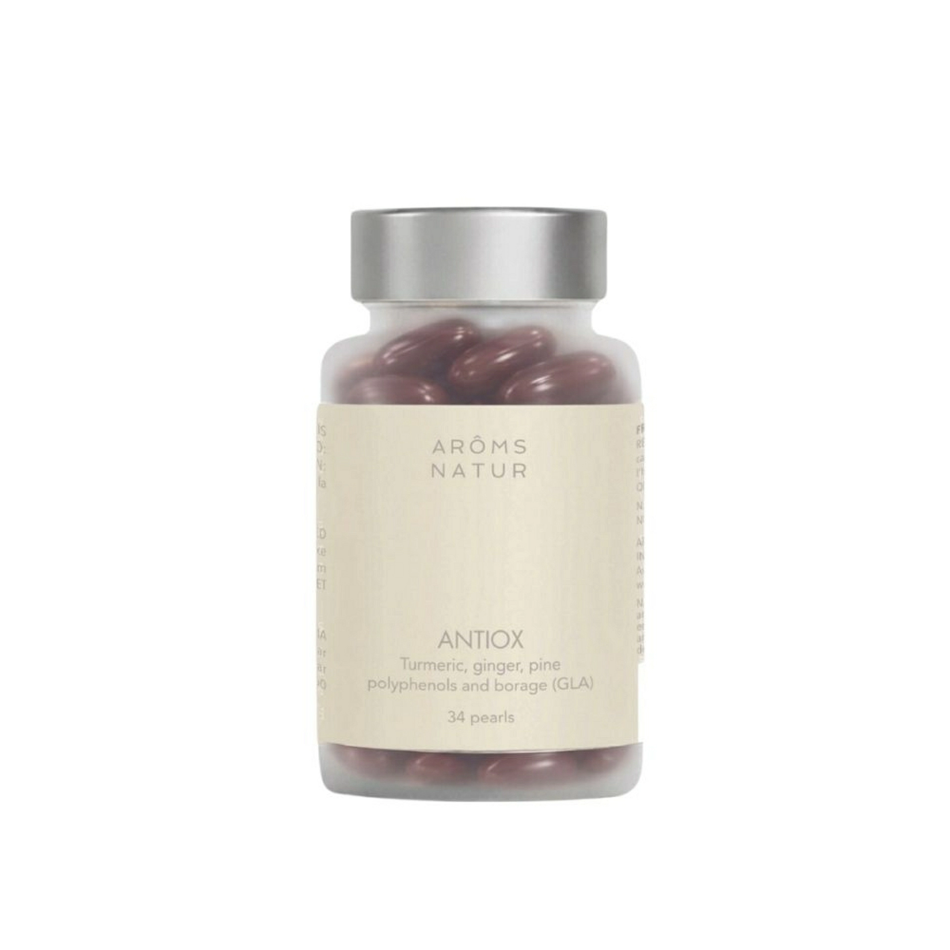 Antiox 34 Perlas | Complemento Antioxidante - Nutricosméticos - Arôms Natur ®