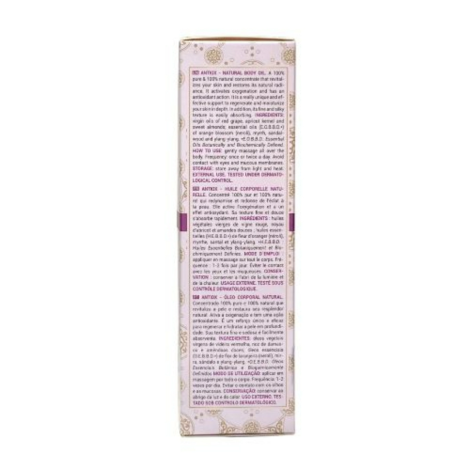 Antiox | Aceite corporal antioxidante 100ml - Naturfluid Concentrate - Arôms Natur ®