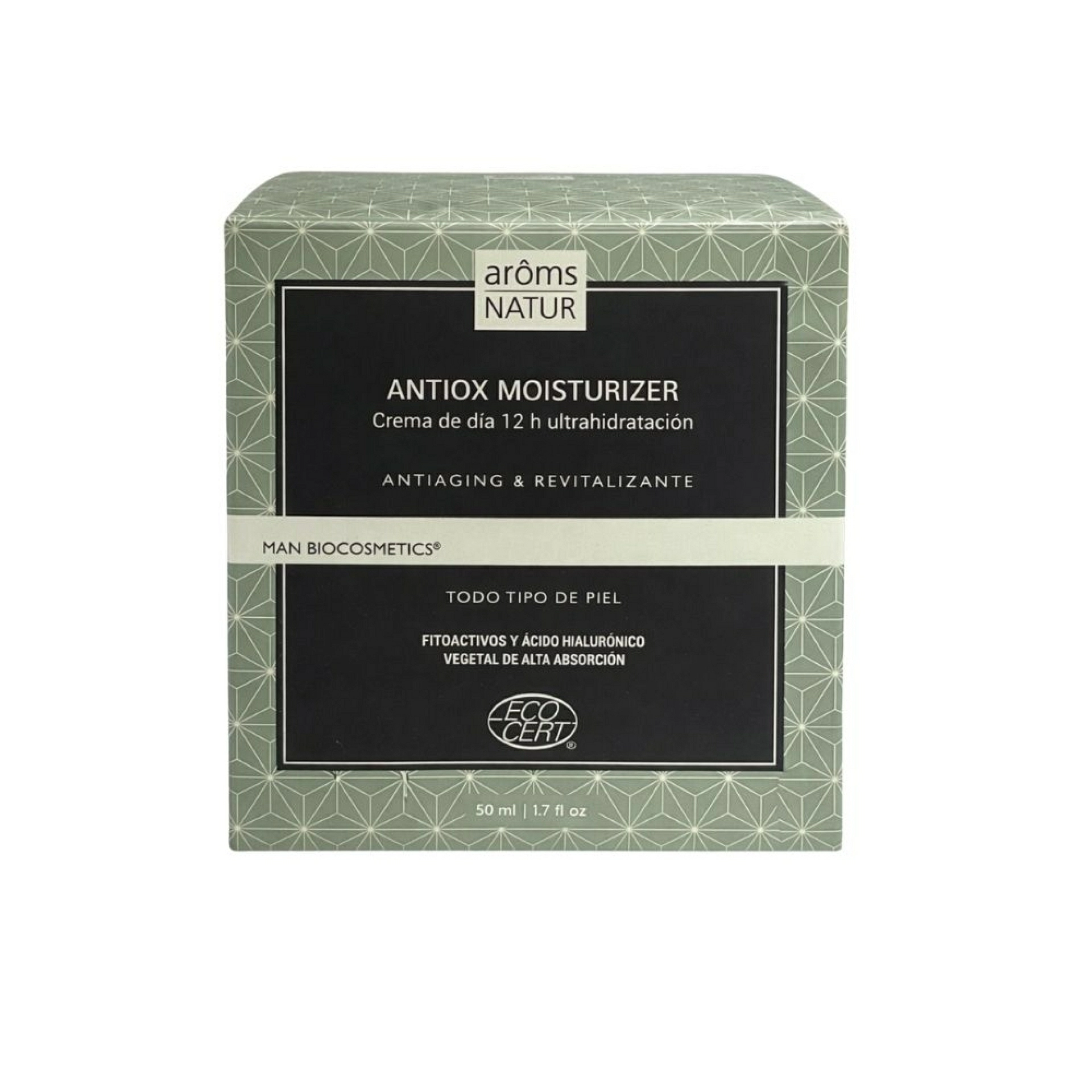 Antiox Moisturizer - Crema Hidratante para Hombre - MEN - Arôms Natur ®