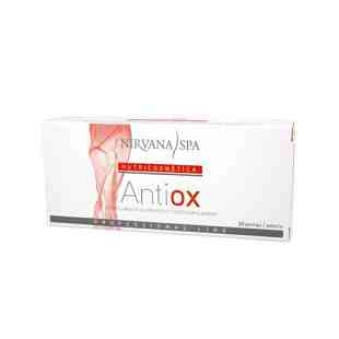 Antiox | Nutricosmético para hidratar y nutrir la piel - 30 perlas - Nirvana Spa ®
