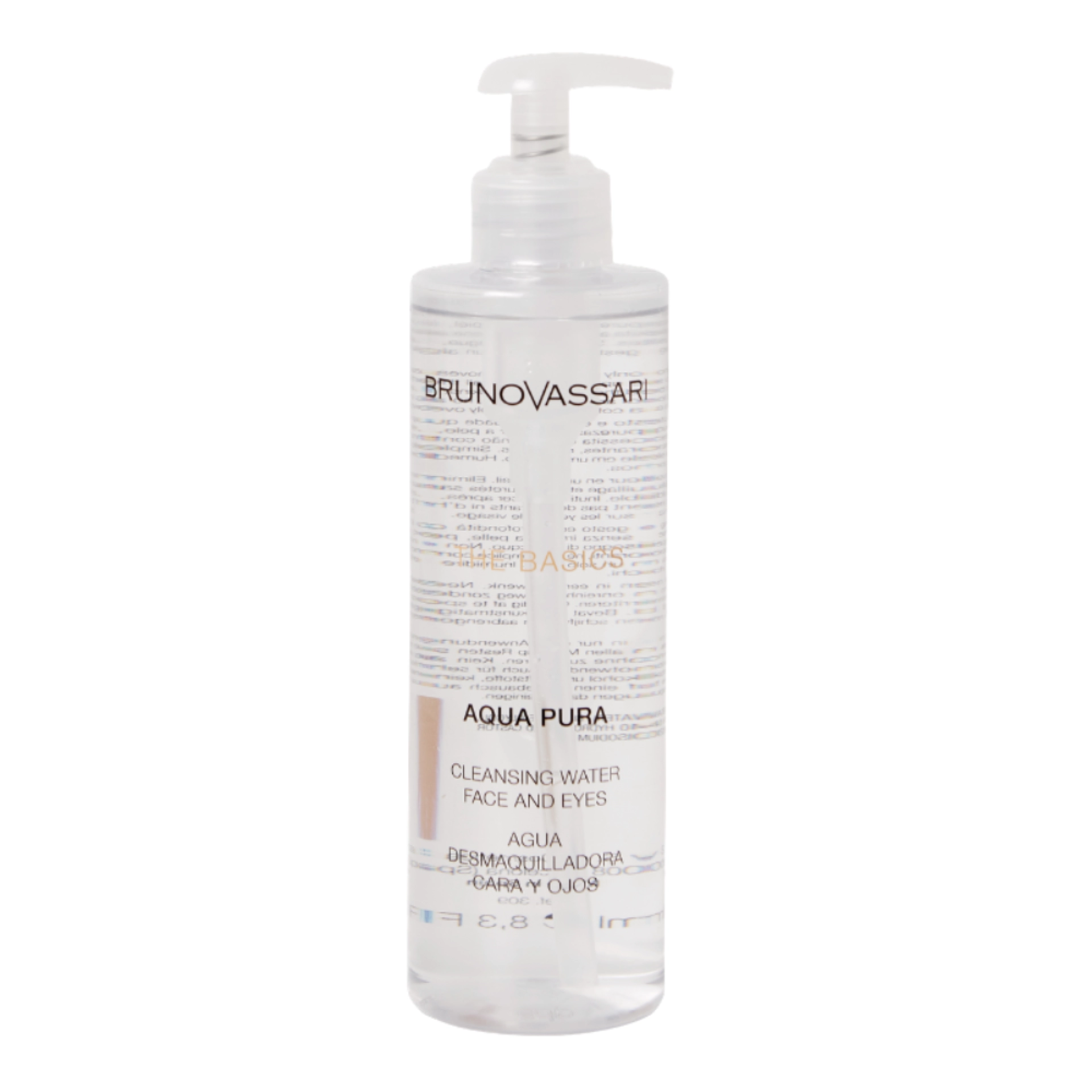 Aqua Pura | Agua micelar 250ml - The Basics - Bruno Vassari ®