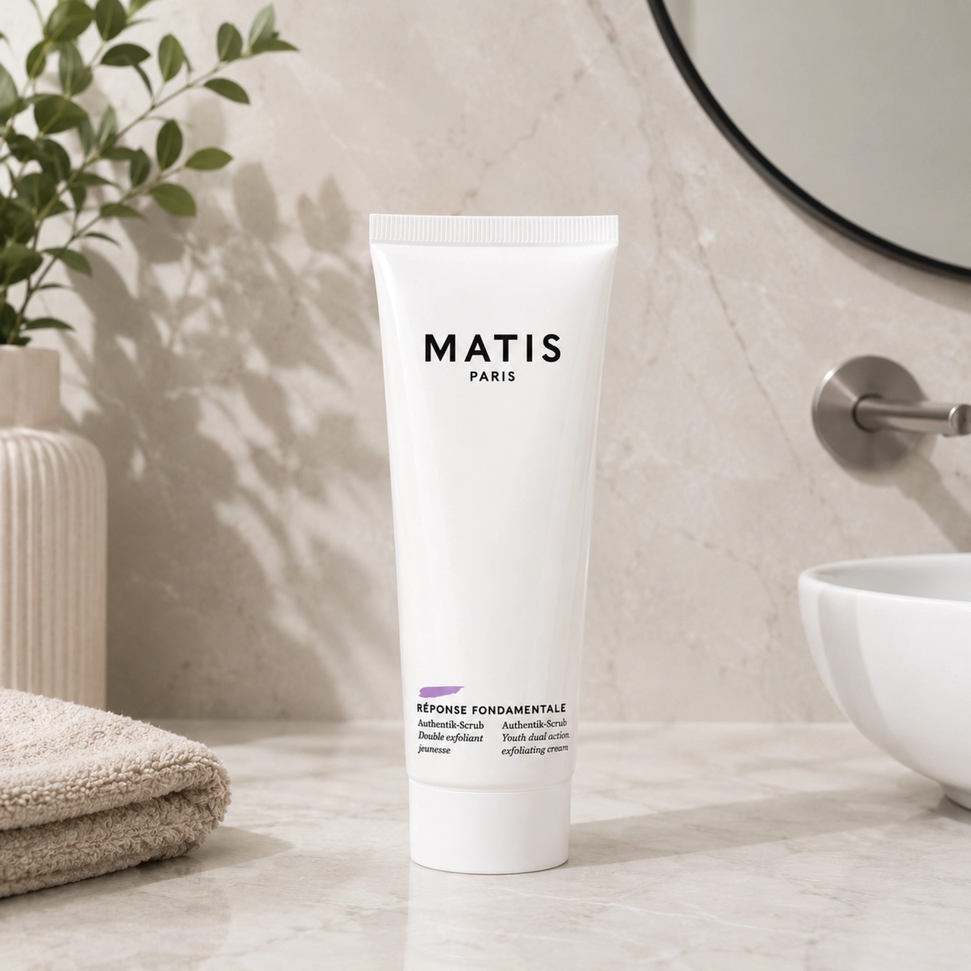 Authentik-Scrub | Crema Exfoliante Doble Acción 50 ml – Réponse Fondamentale – Matis Paris ®