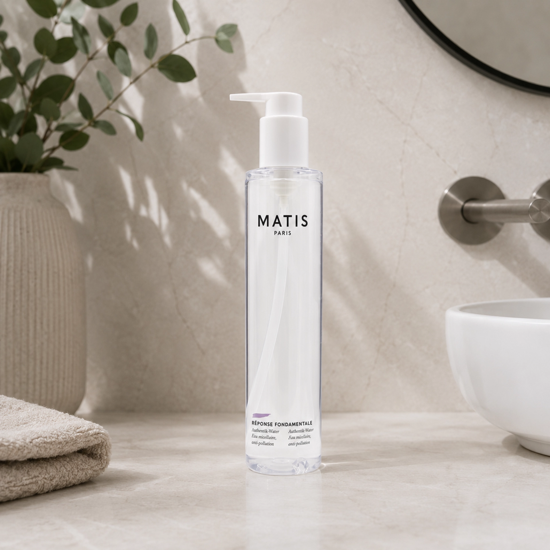 Authentik-Water | Agua Micelar Antipolución 200 ml – Réponse Fondamentale – Matis Paris ®