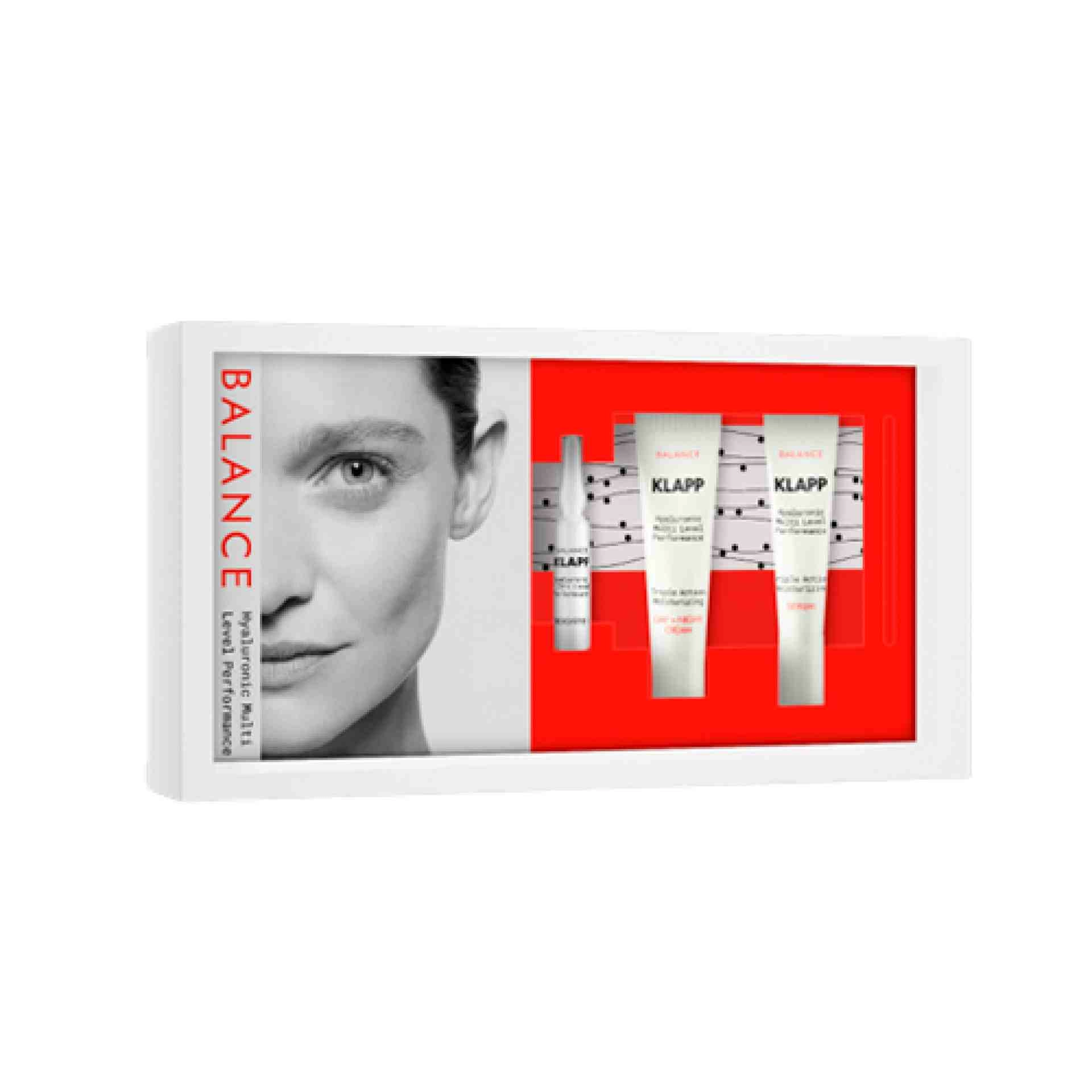 Balance Triple Action Moisturizing Discovery Set | Pack con ácido hialurónico - Balance Hyaluronic Multi Level Performance - Klapp ®