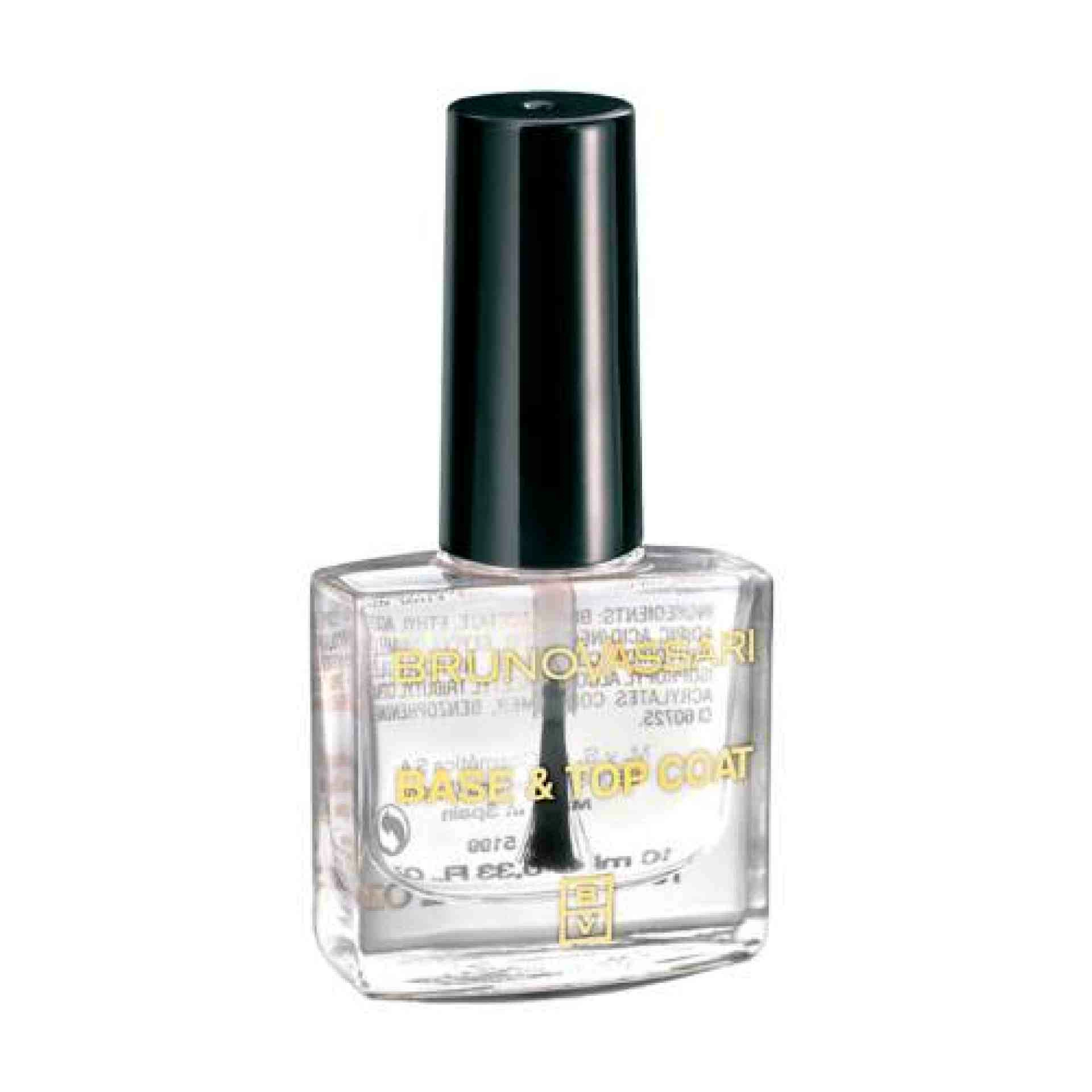 Base & Top Coat | Base y brillo de uñas 10ml - Maquillaje - Bruno Vassari ®