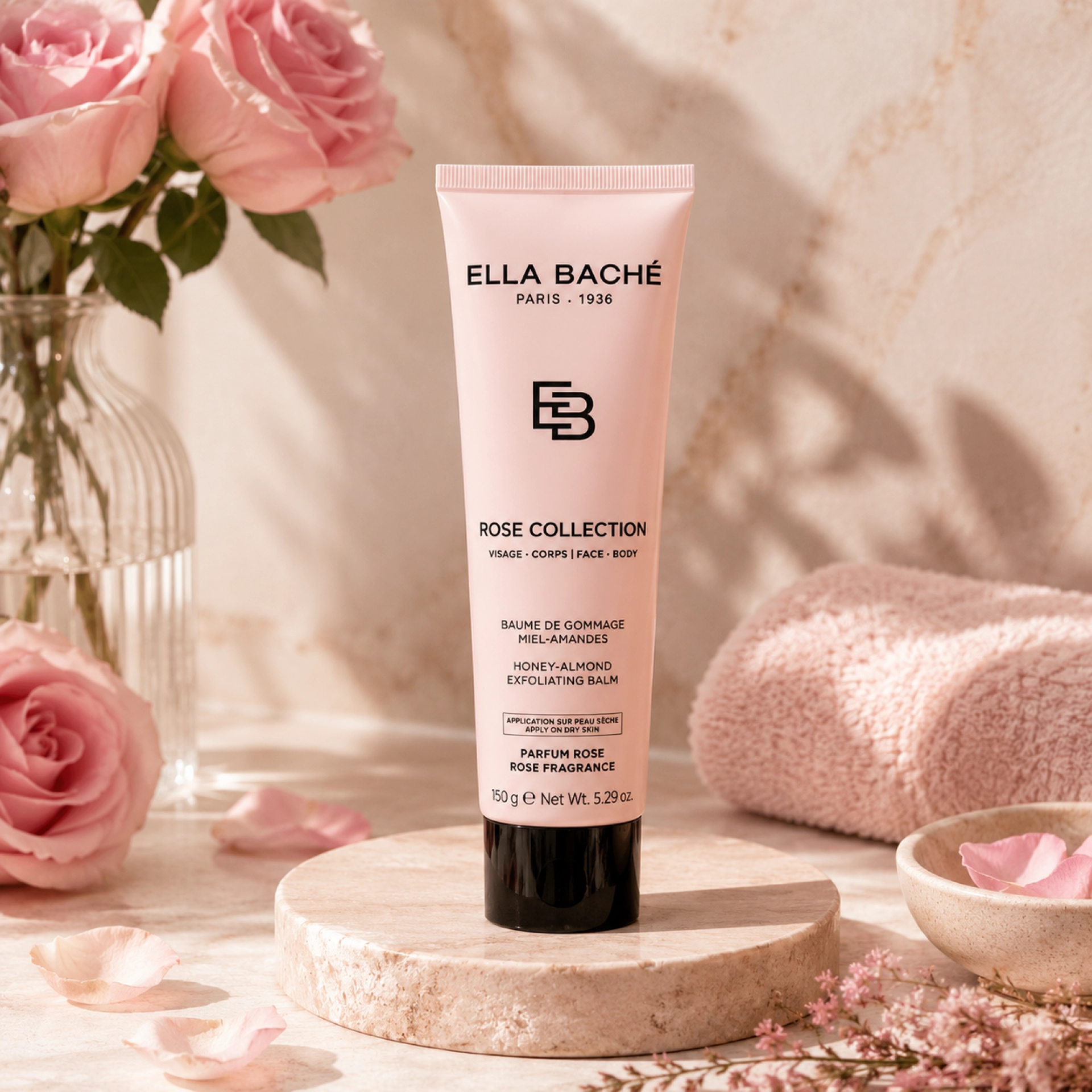 Baume Miel-Amandes | Bálsamo exfoliante 150ml - Rose Collection - Ella Baché ®