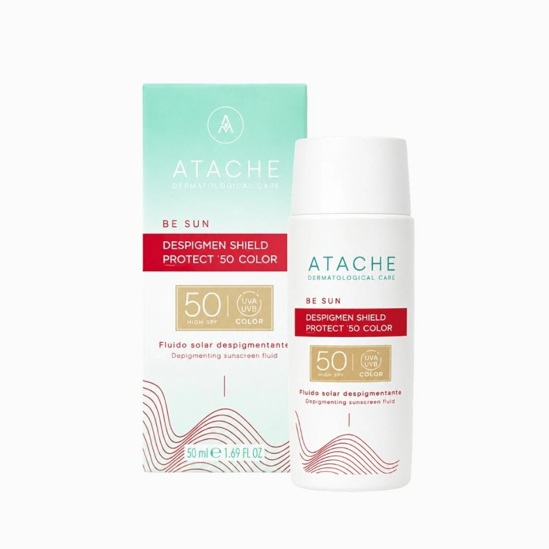 Be Sun Despigmen Shield Protect SPF 50 | Protector solar despigmentante 50ml - Be Sun - Atache ®