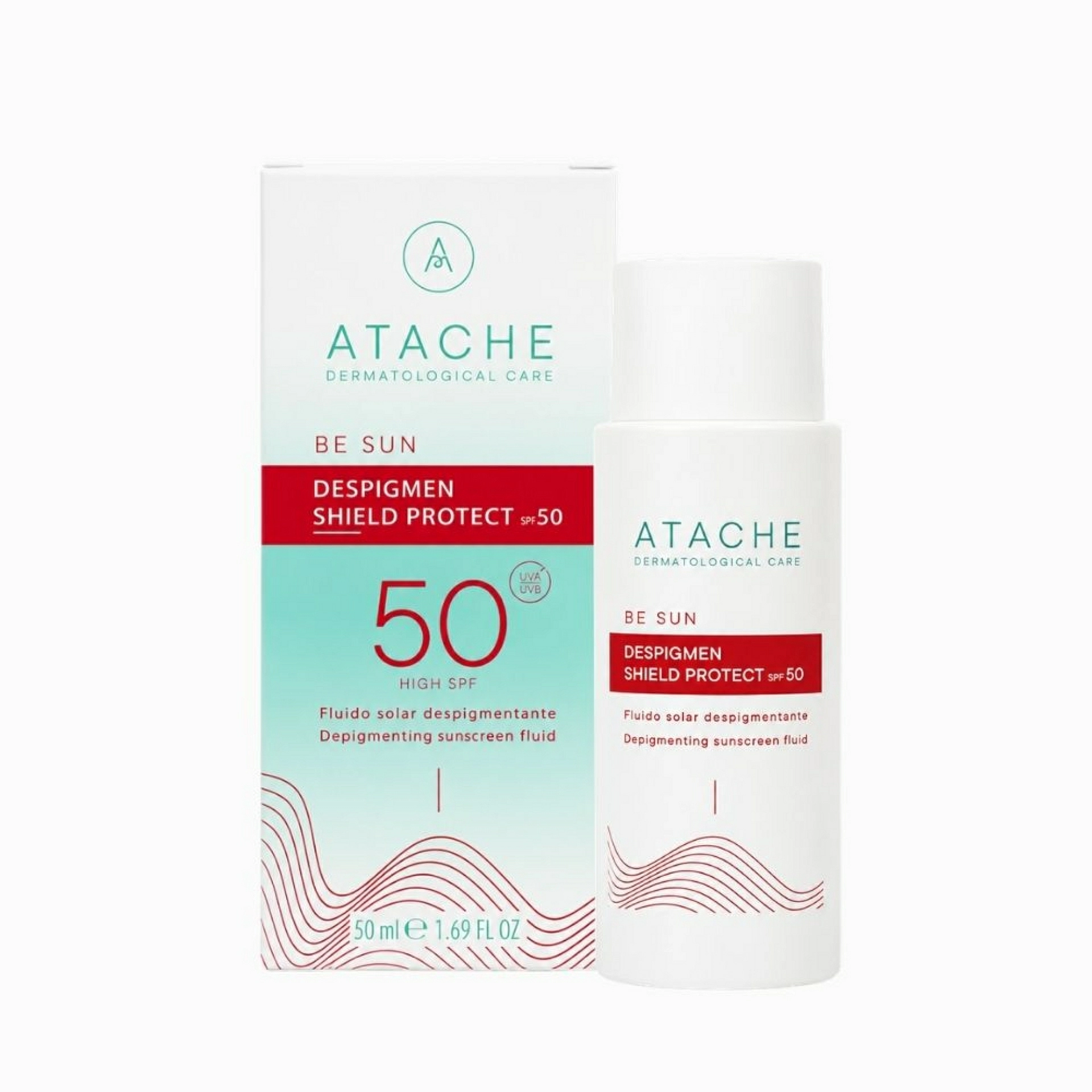 Be Sun Despigmen Shield Protect SPF 50 | Protector solar despigmentante 50ml - Be Sun - Atache ®