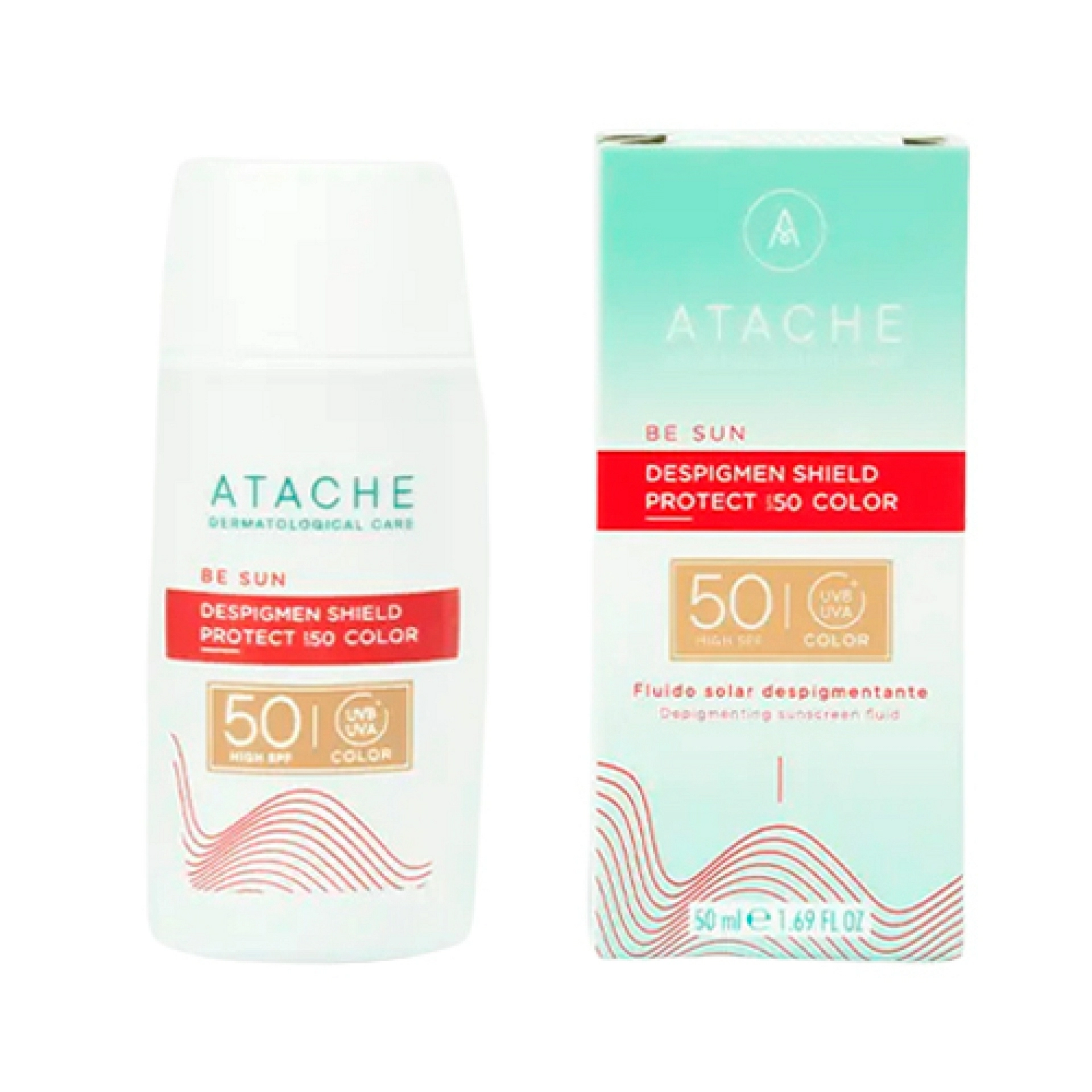 Be Sun Despigmen Shield Protect SPF 50 | Protector solar despigmentante 50ml - Be Sun - Atache ®