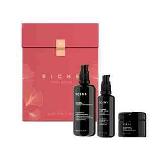 Beauty Box RICHE | Cofre Le Gel 100 ml + La Crème Ultra Riche 50 ml + Le Masque Ultra Riche 50 ml -Scens ®